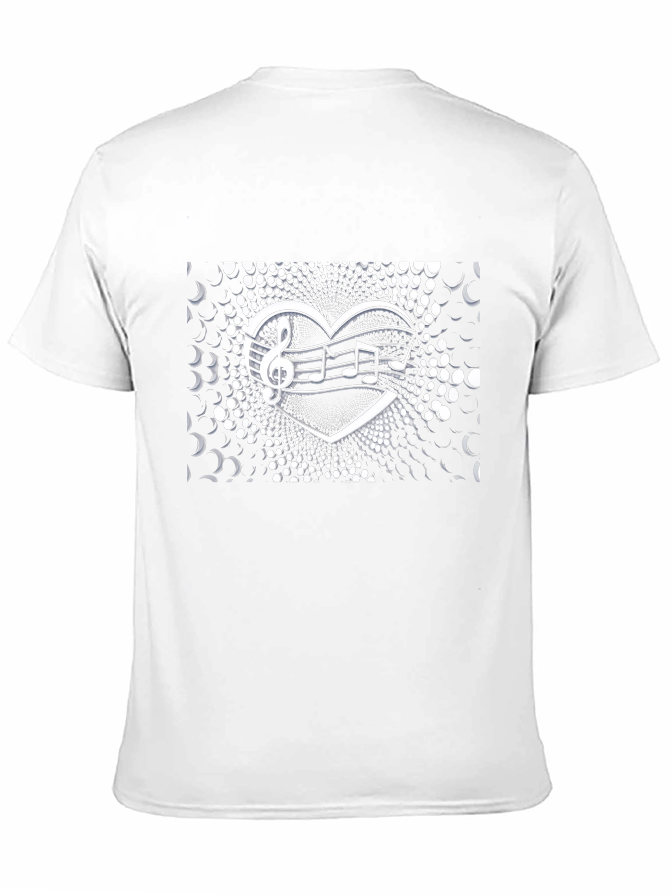 Music Heartbeat Black T-Shirt
