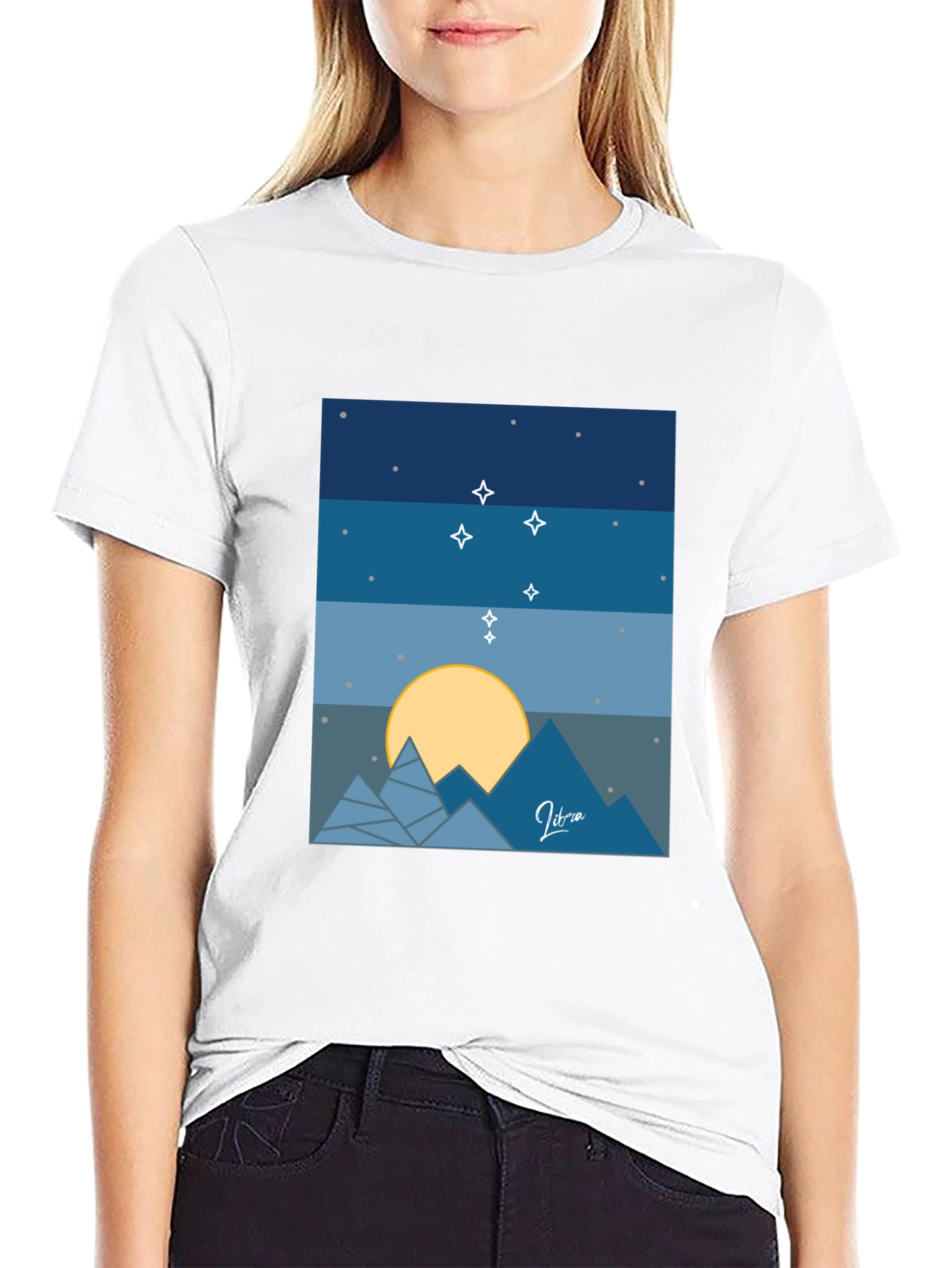 Libra Constellation Graphic Tee - Stylish Zodiac Shirt