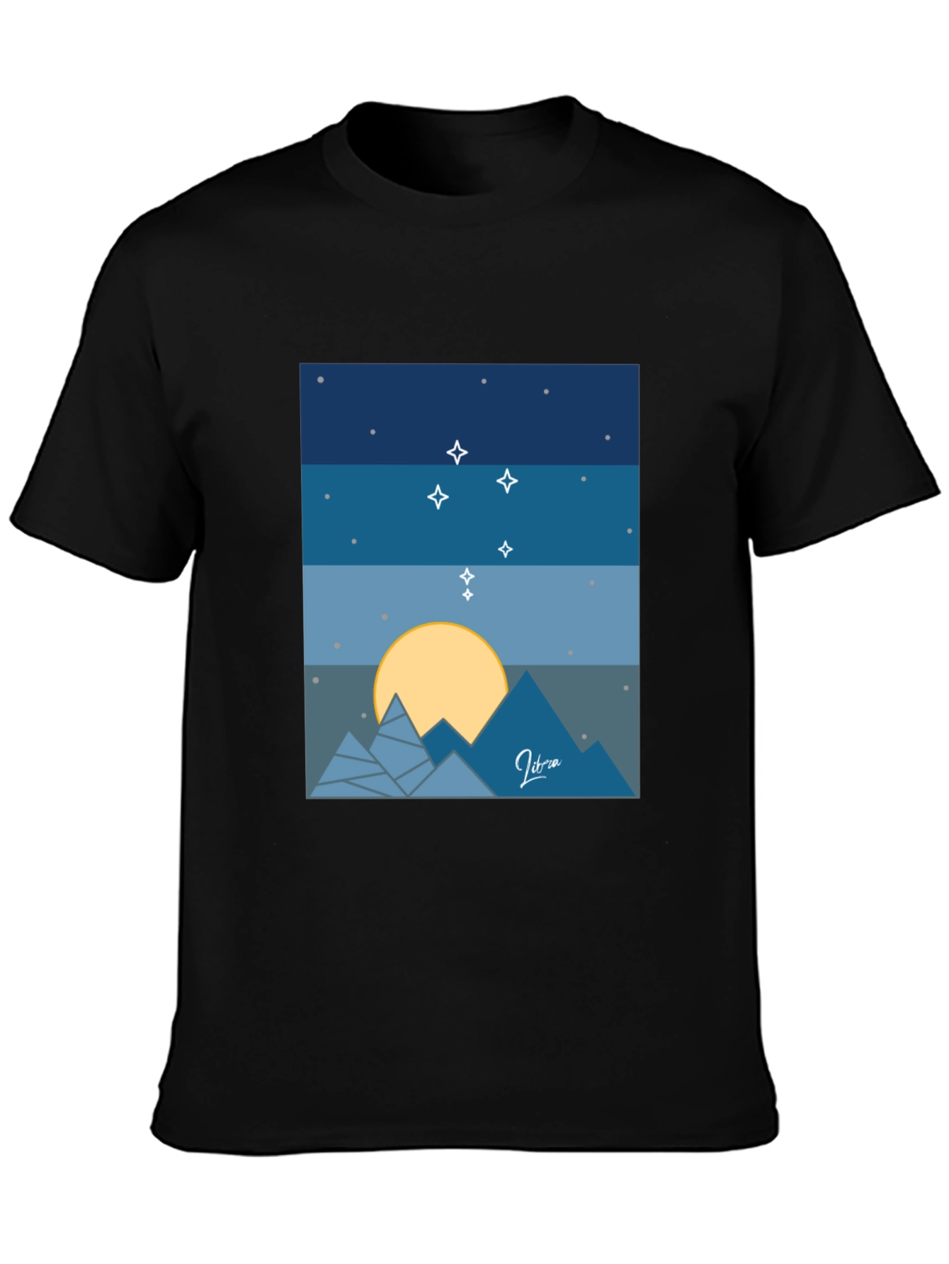 Libra Constellation Graphic Tee - Stylish Zodiac Shirt
