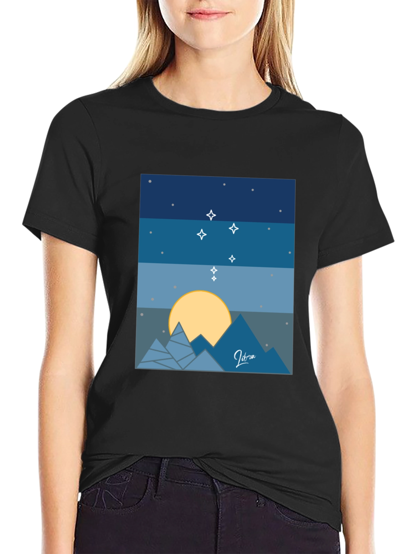 Libra Constellation Graphic Tee - Stylish Zodiac Shirt