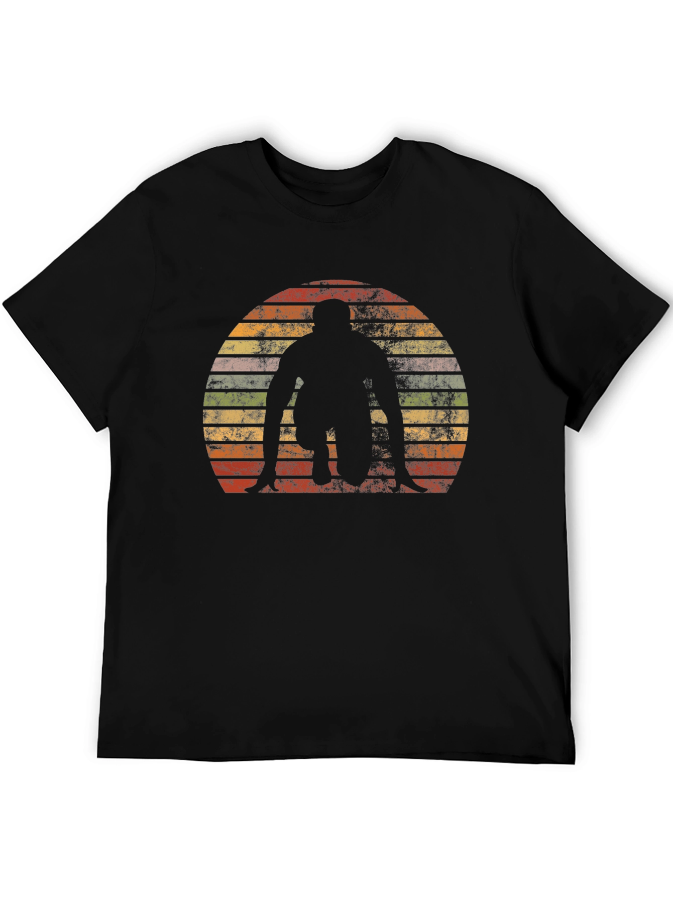 Retro Sunset Runner T-Shirt