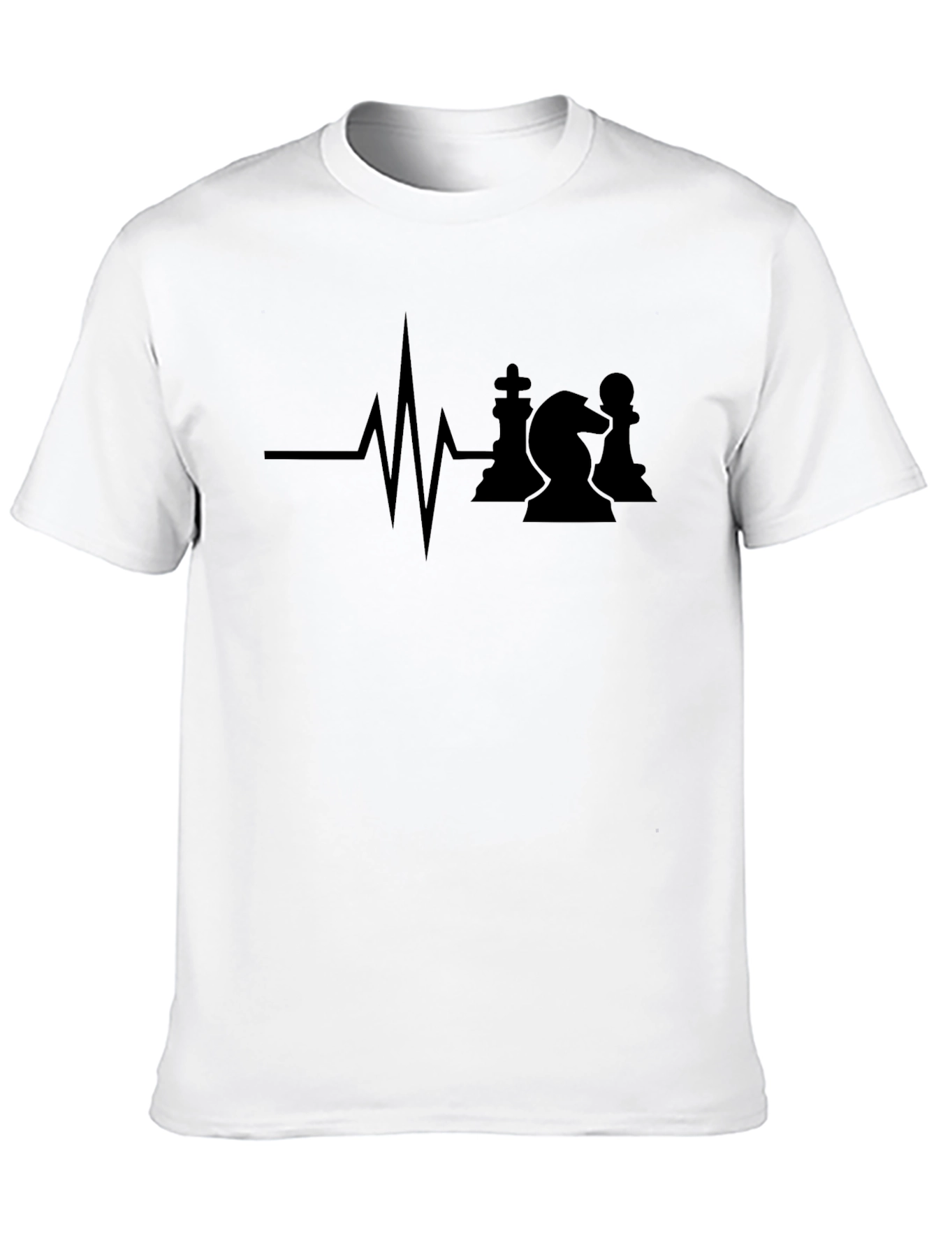 Chess Heartbeat T-Shirt - Game On!