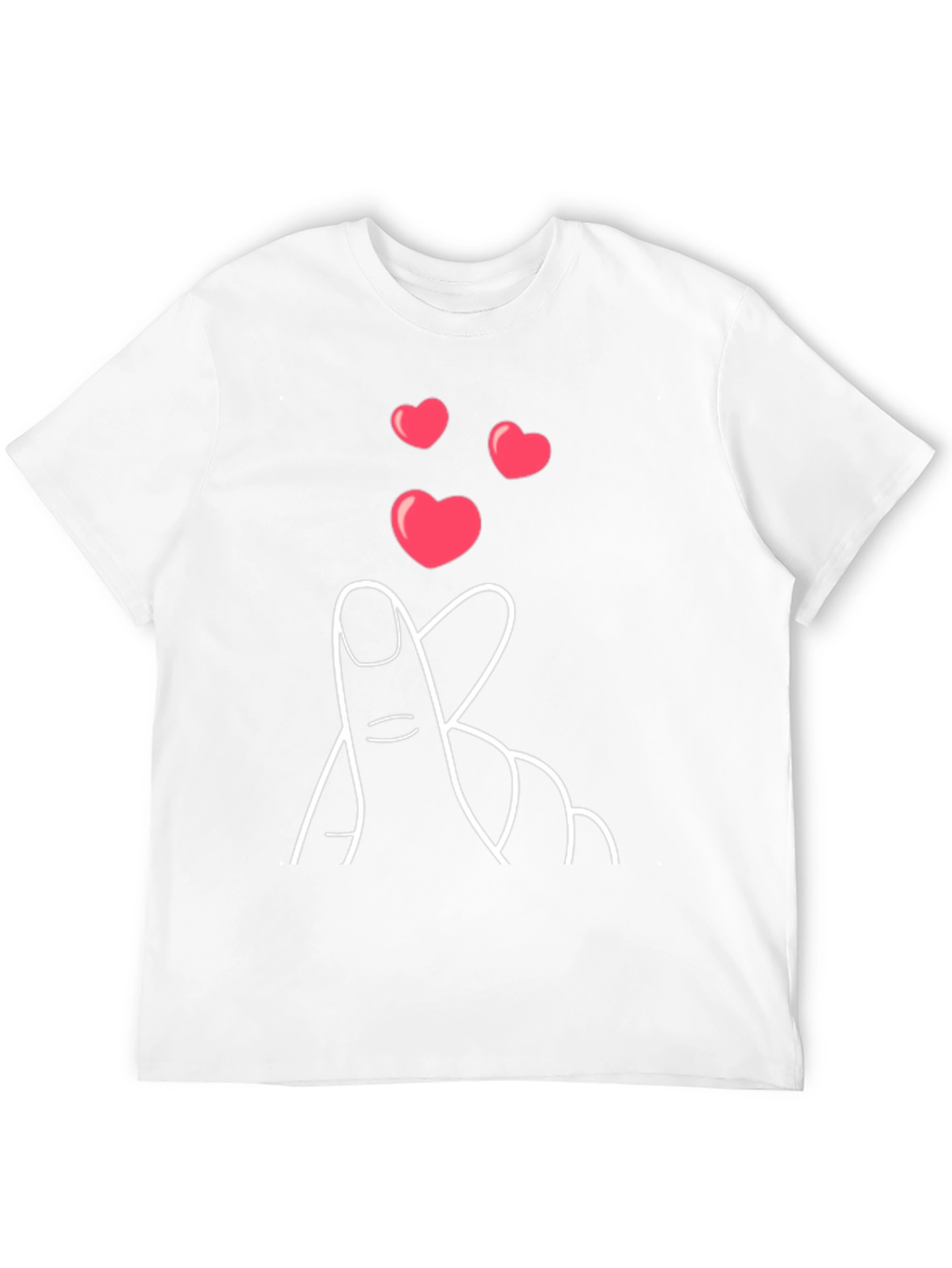 Love Sign T-Shirt - Heart Gesture Tee