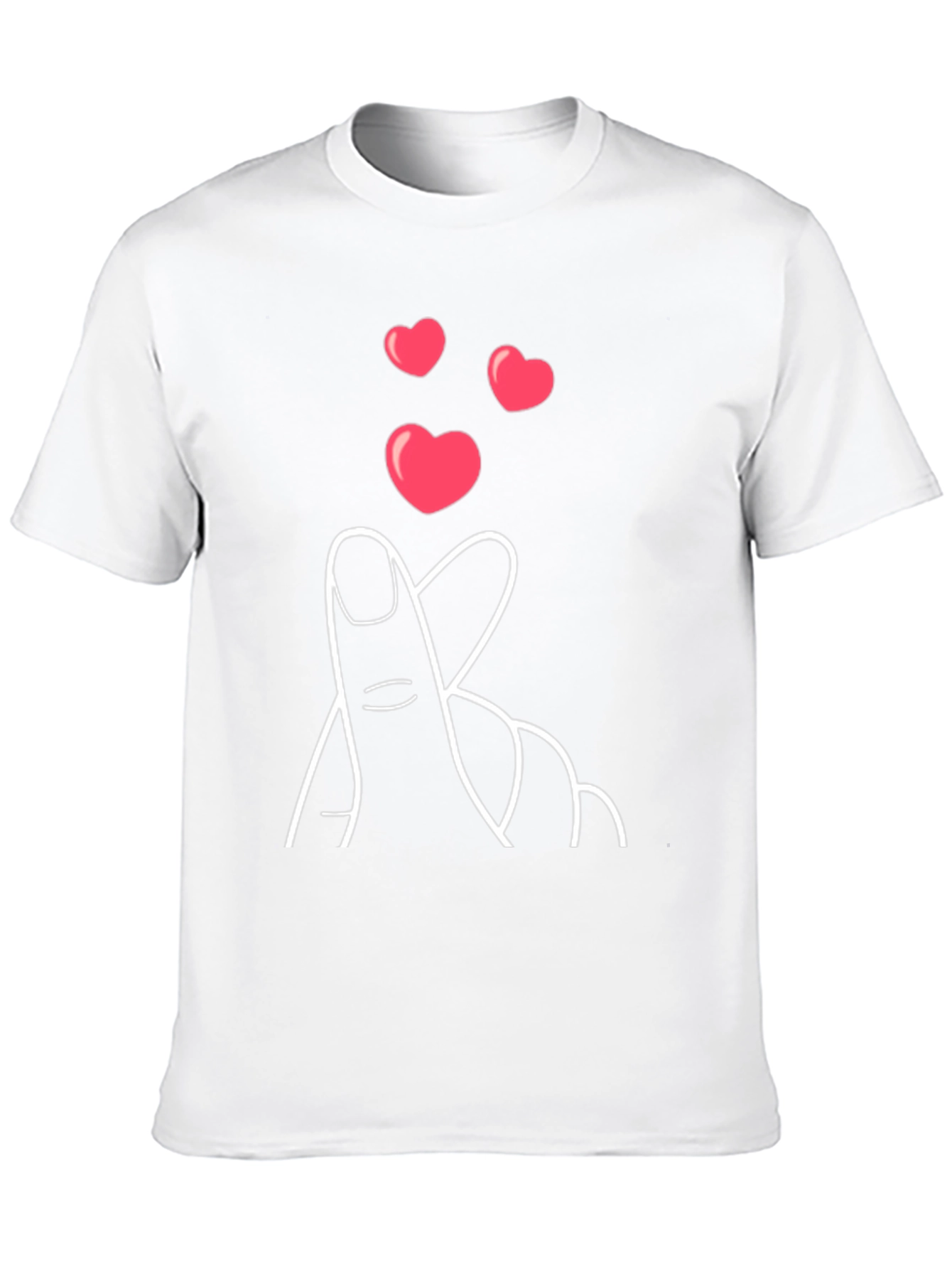 Love Sign T-Shirt - Heart Gesture Tee