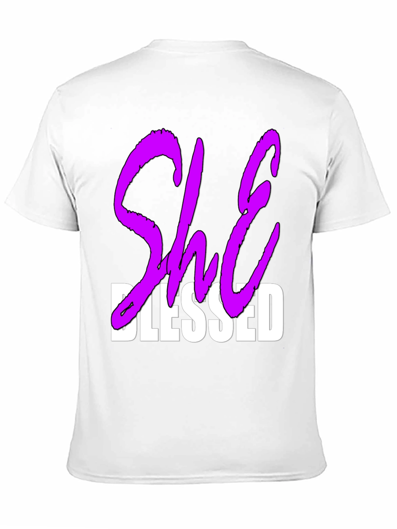 She Blessed Graphic T-Shirt - Black