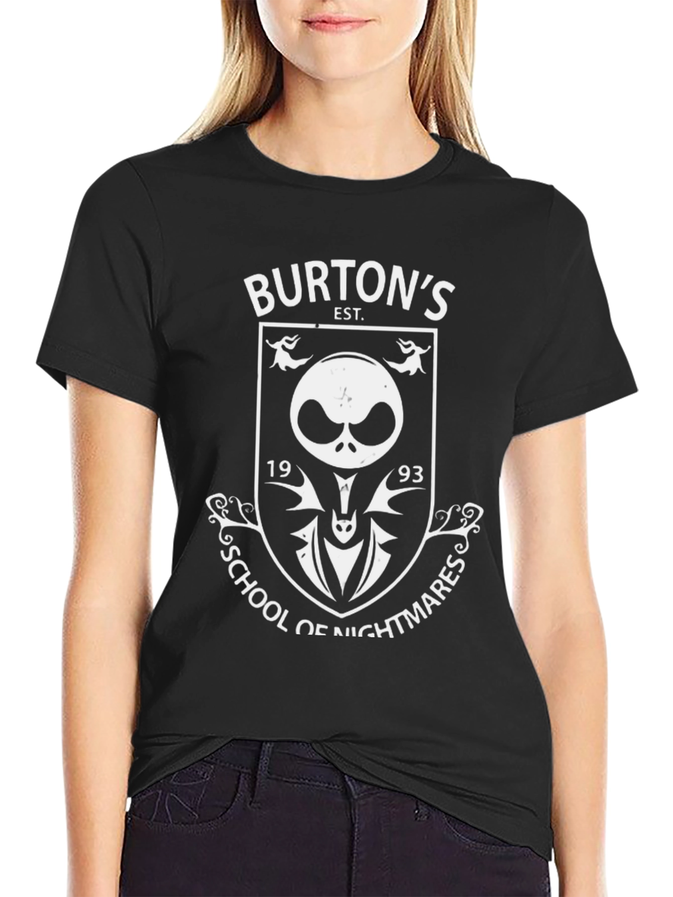 Burtons School of Nightmares T-Shirt - Black
