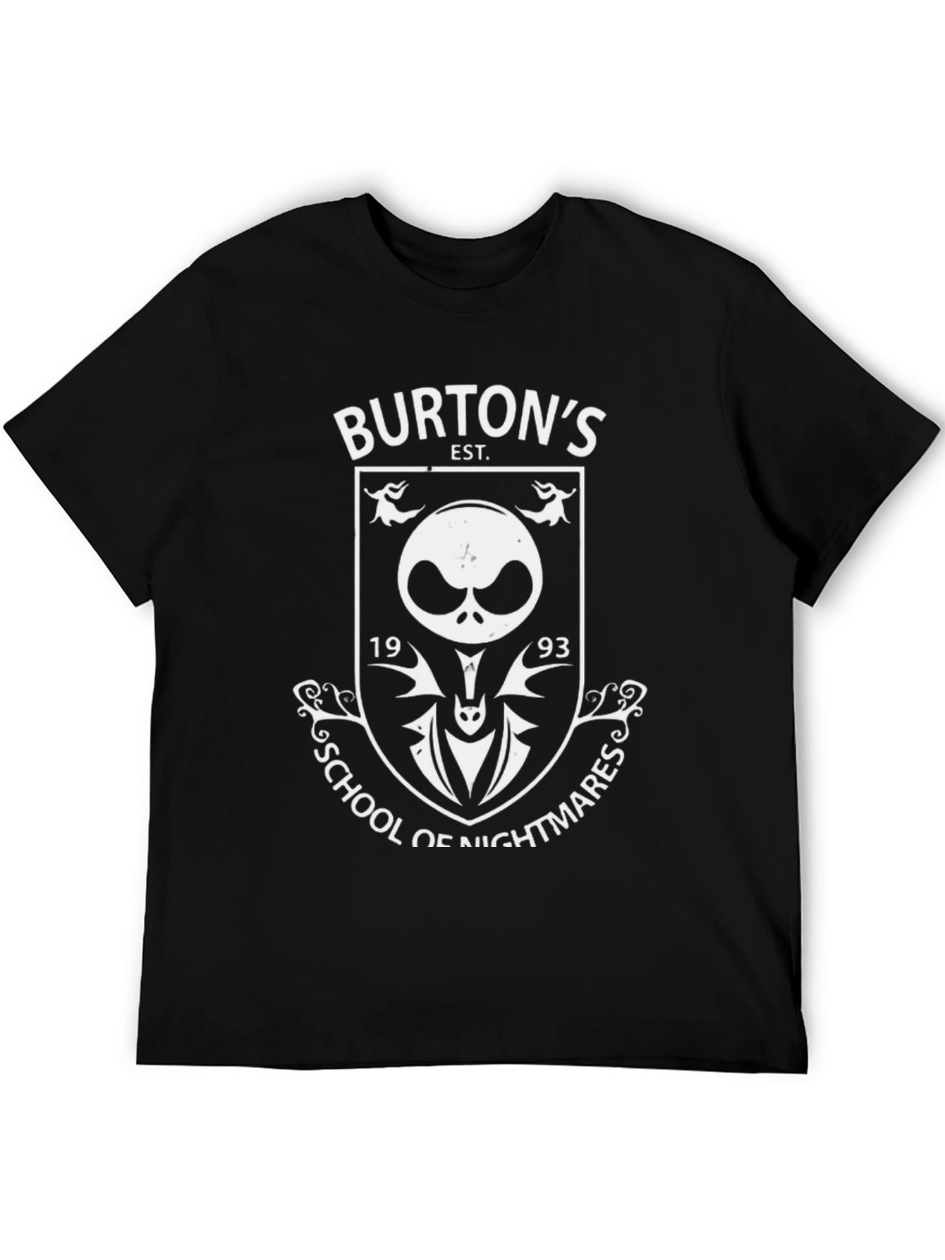 Burtons School of Nightmares T-Shirt - Black