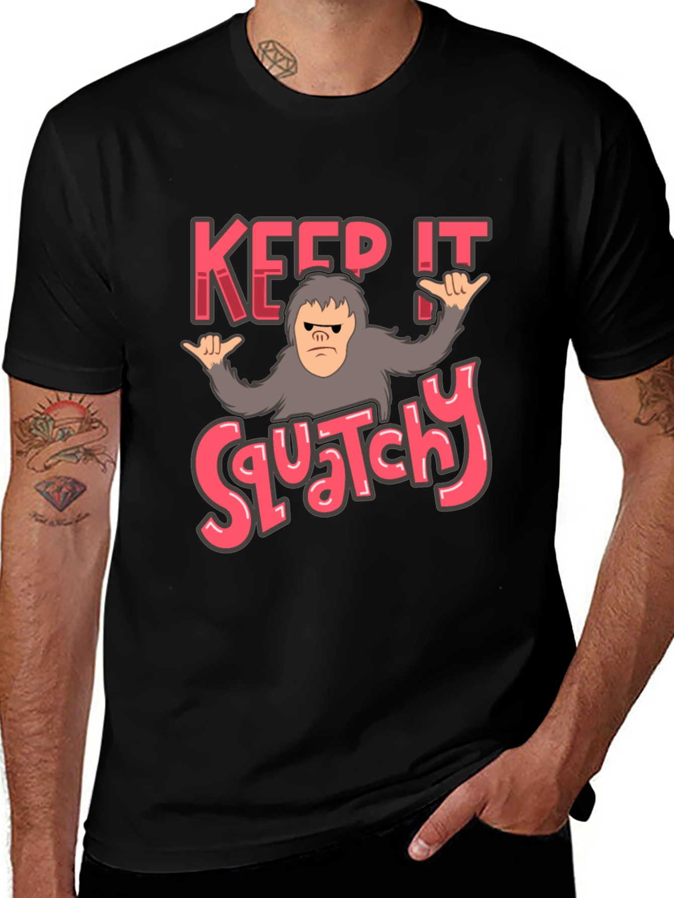 Keep It Squatchy Bigfoot T-Shirt