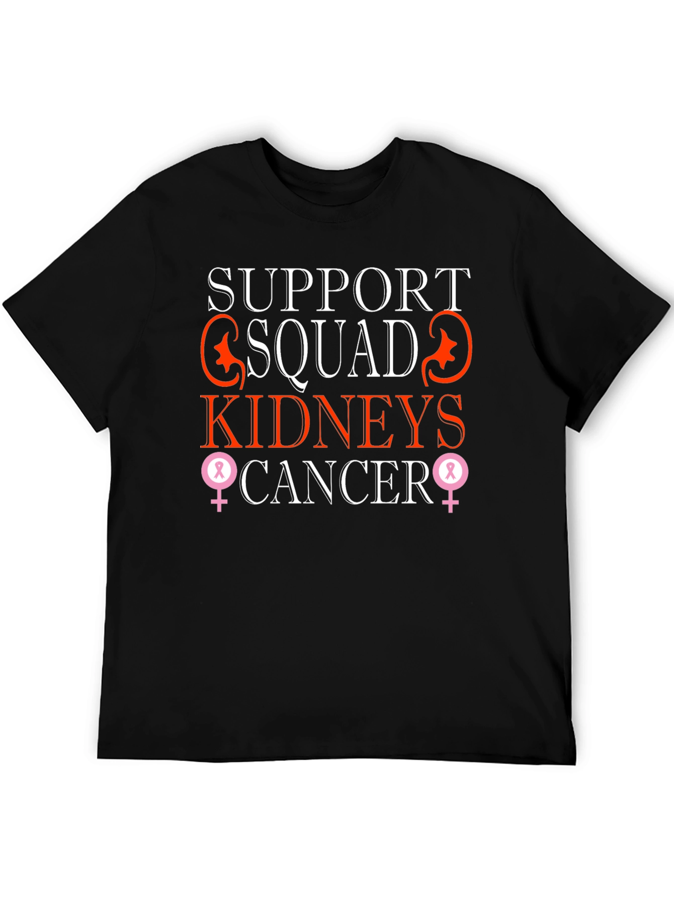 Support Squad Kidneys Cancer Awareness T-Shirt