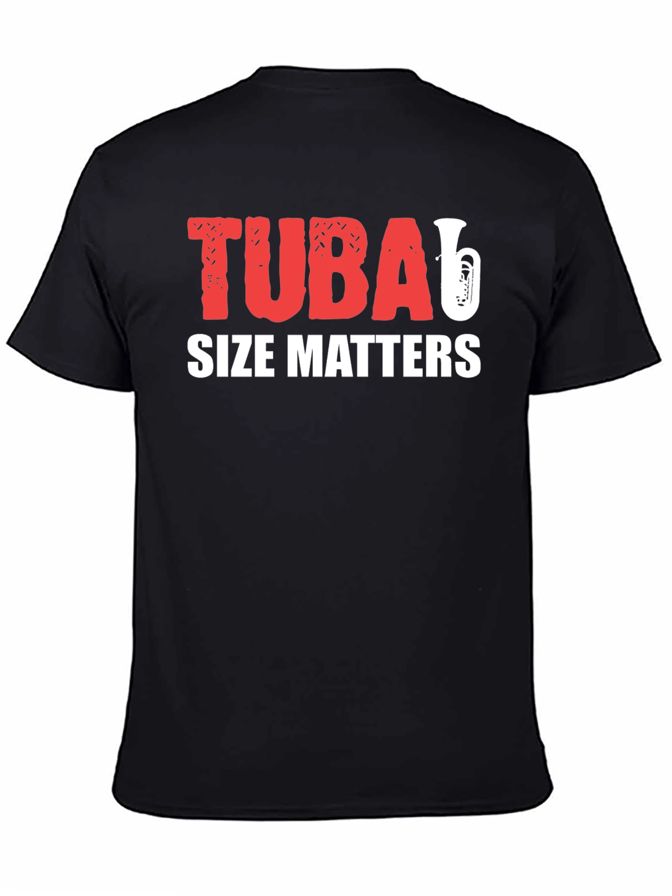 Tuba Size Matters Funny Music T-Shirt