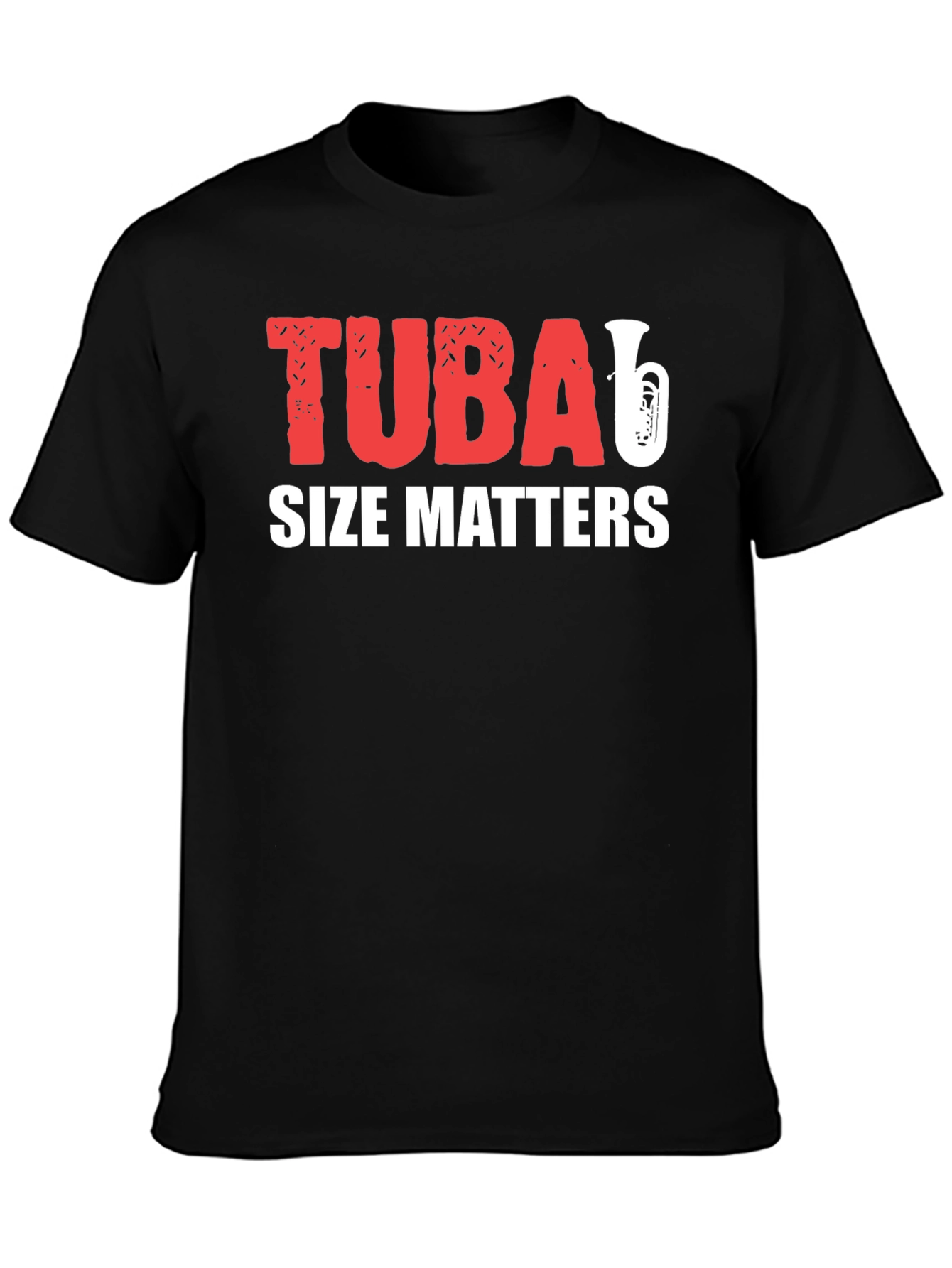 Tuba Size Matters Funny Music T-Shirt