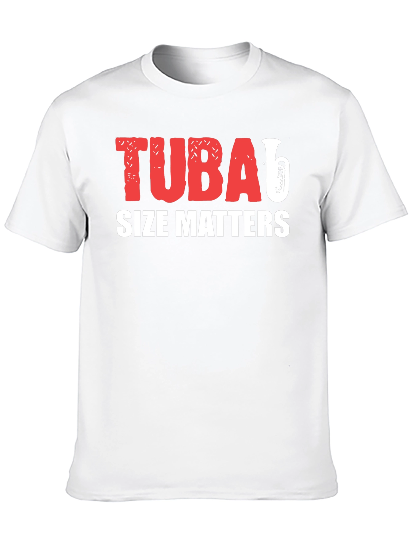 Tuba Size Matters Funny Music T-Shirt