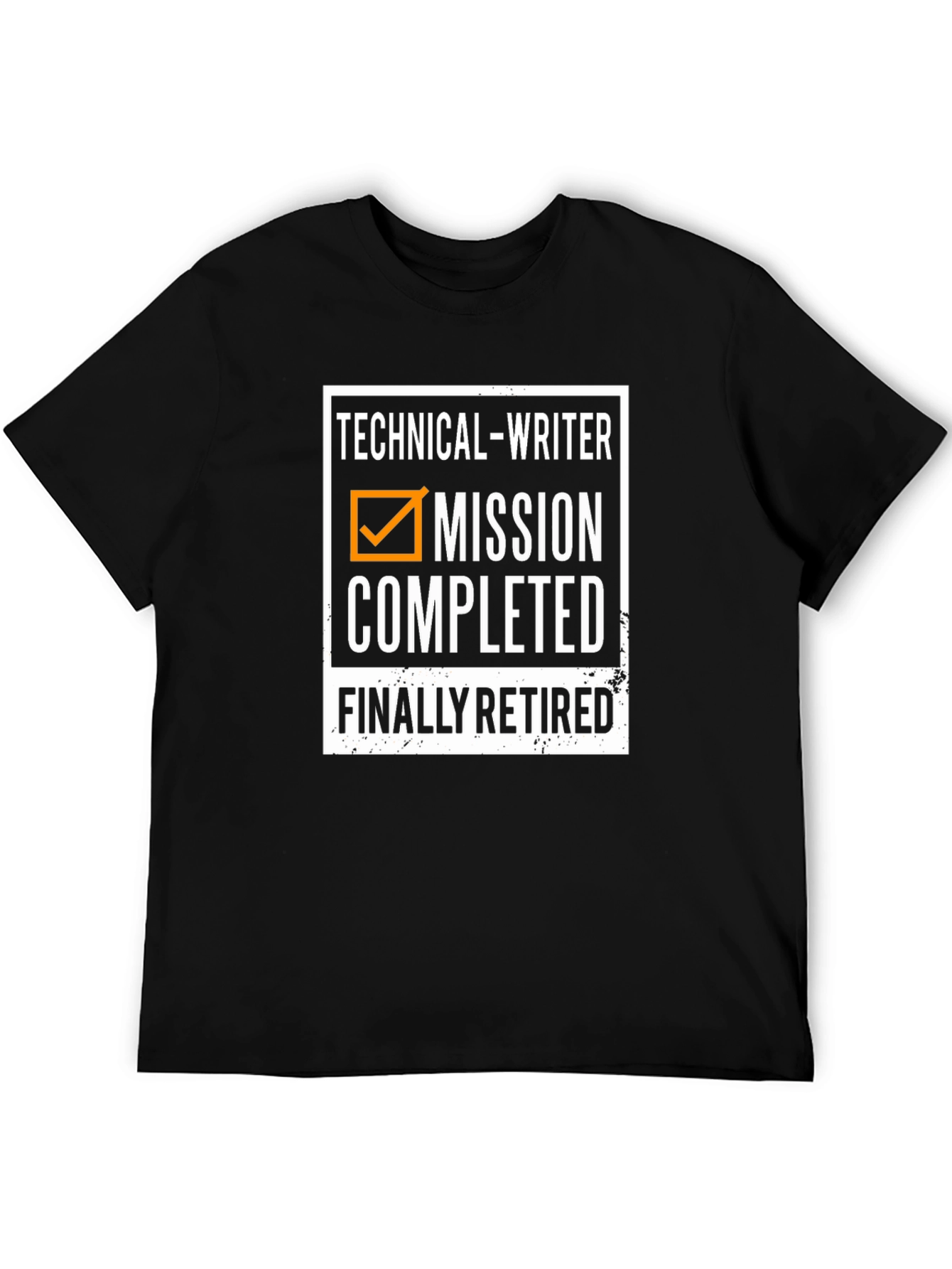 Technical Writer Retirement T-Shirt: Mission Completed!
