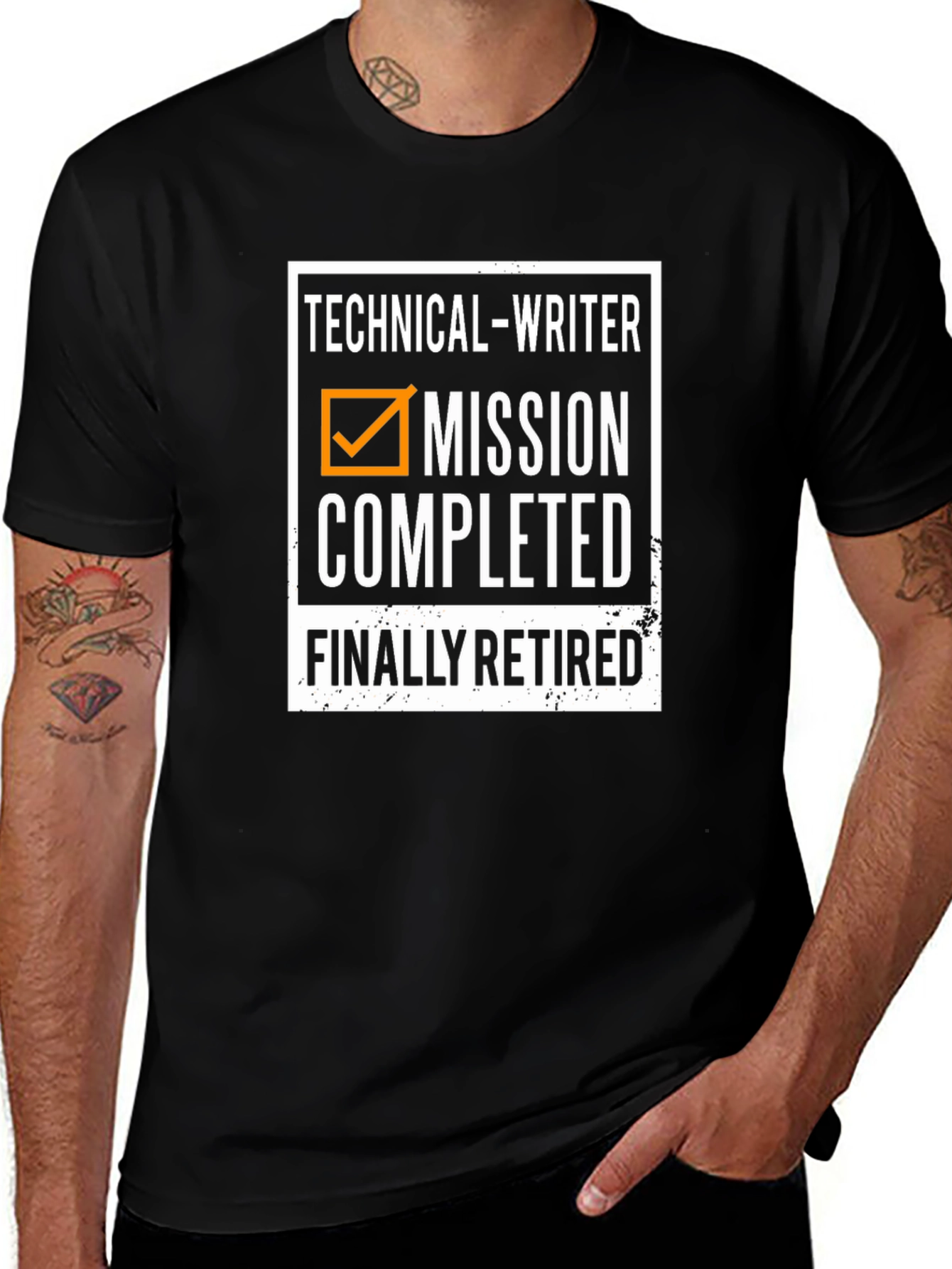 Technical Writer Retirement T-Shirt: Mission Completed!