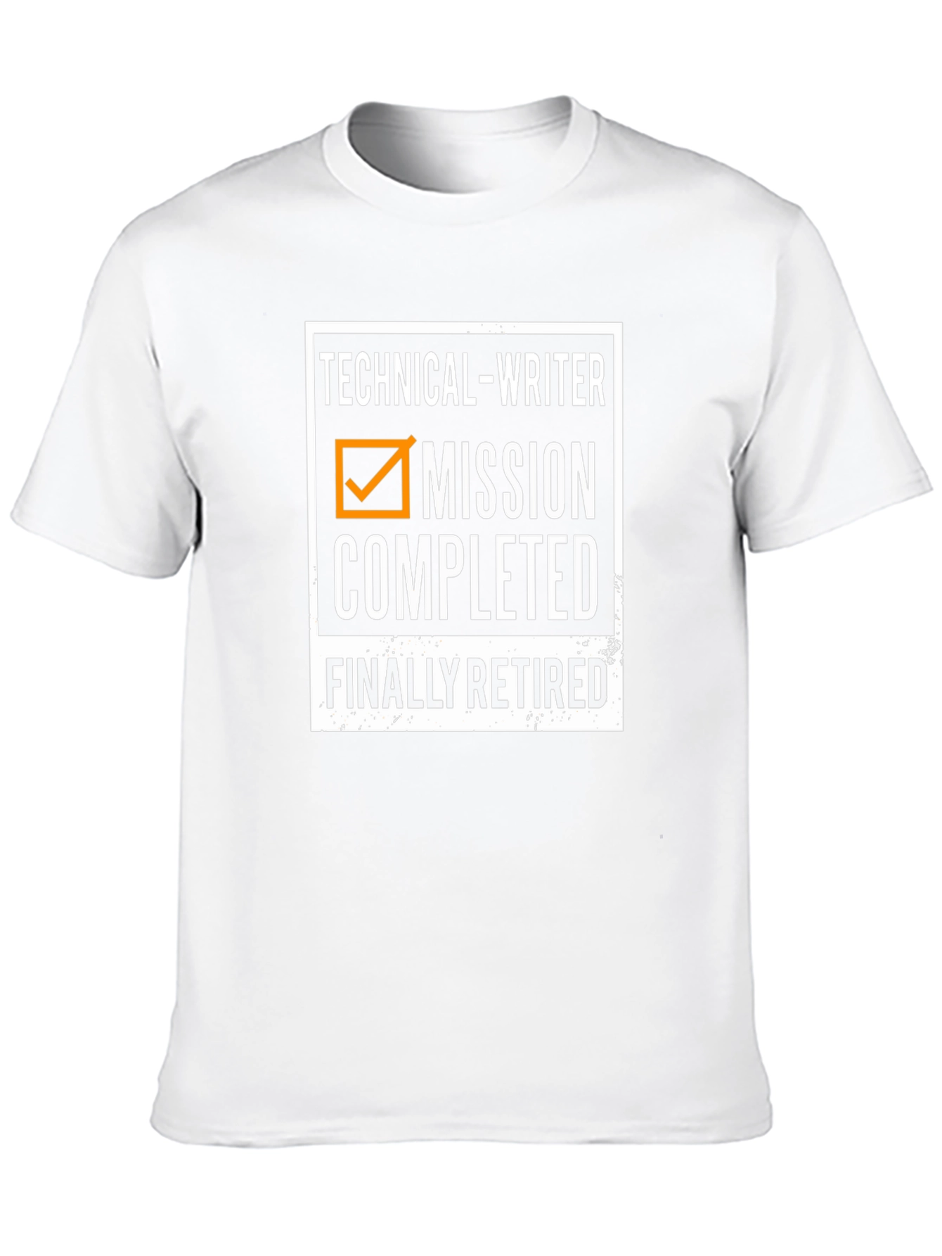 Technical Writer Retirement T-Shirt: Mission Completed!