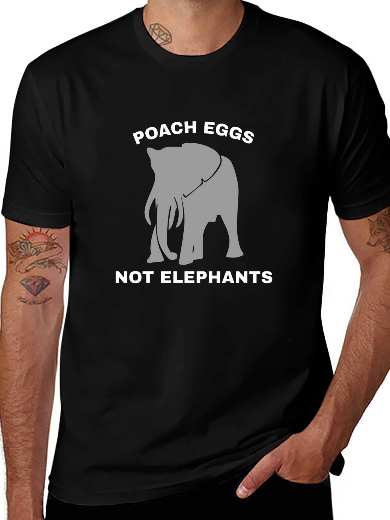 Poach Eggs Not Elephants Graphic T-Shirt
