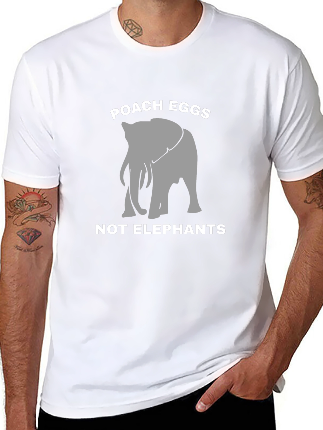 Poach Eggs Not Elephants Graphic T-Shirt