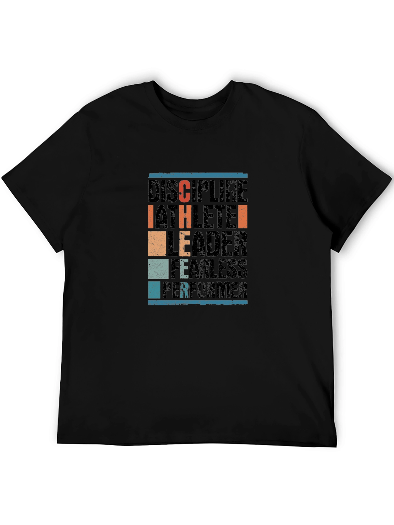 Disciplined Athlete T-Shirt - Black