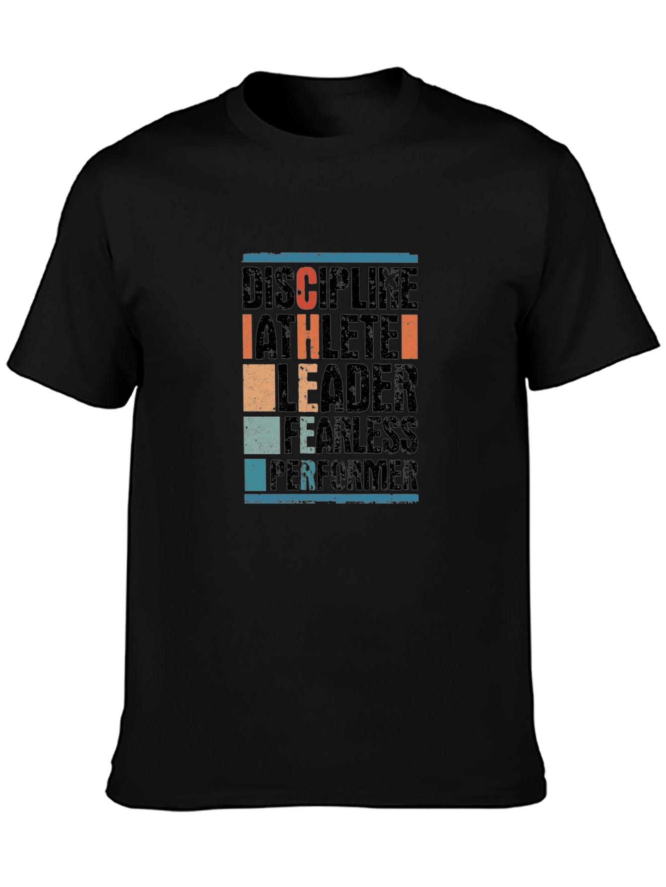 Disciplined Athlete T-Shirt - Black
