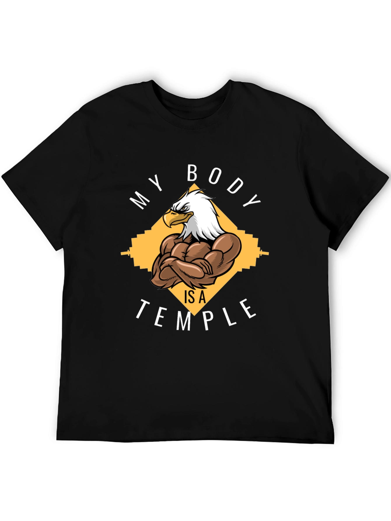 My Body is a Temple Eagle Gym T-Shirt