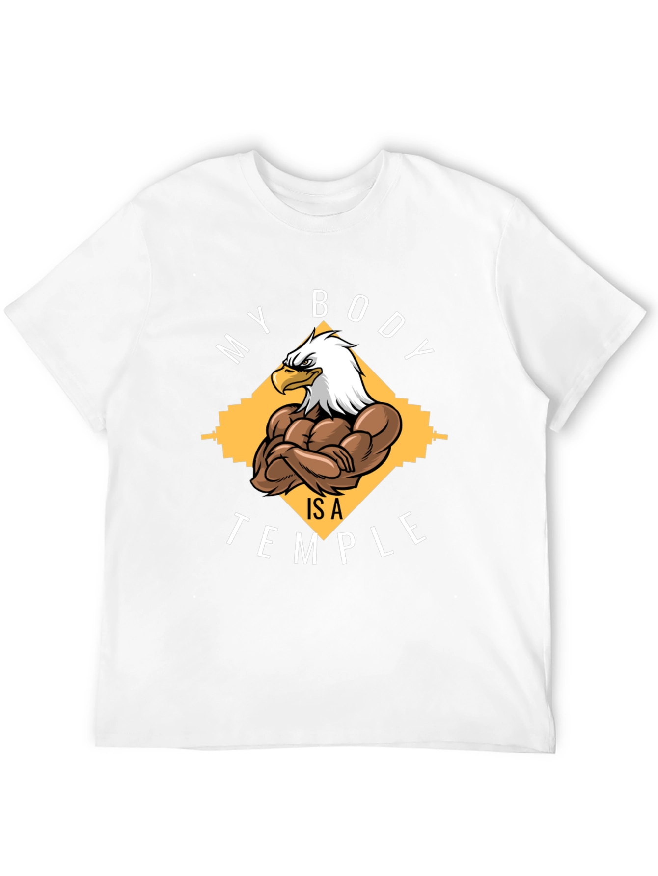 My Body is a Temple Eagle Gym T-Shirt