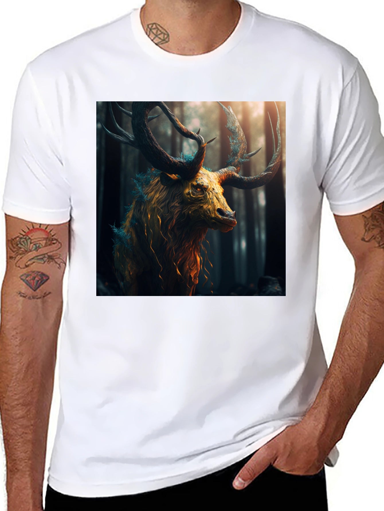 Majestic Elk Graphic T-Shirt
