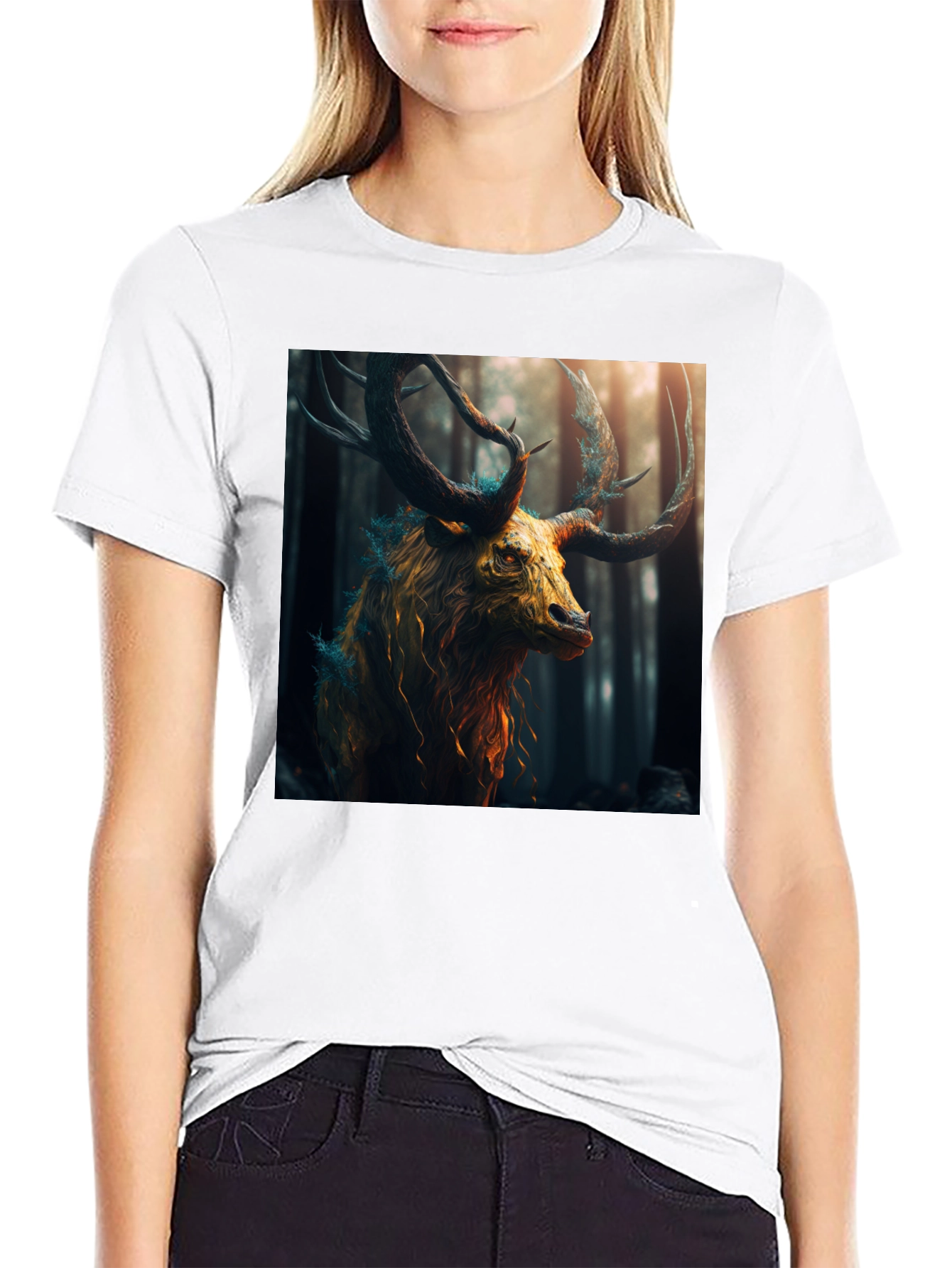 Majestic Elk Graphic T-Shirt