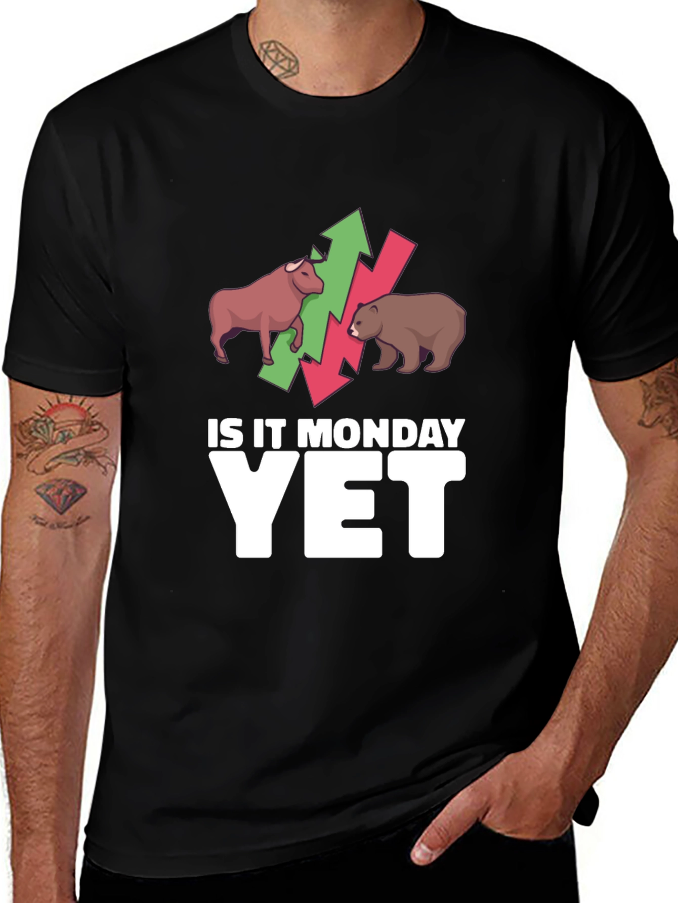 Is It Monday Yet? Stock Market T-Shirt