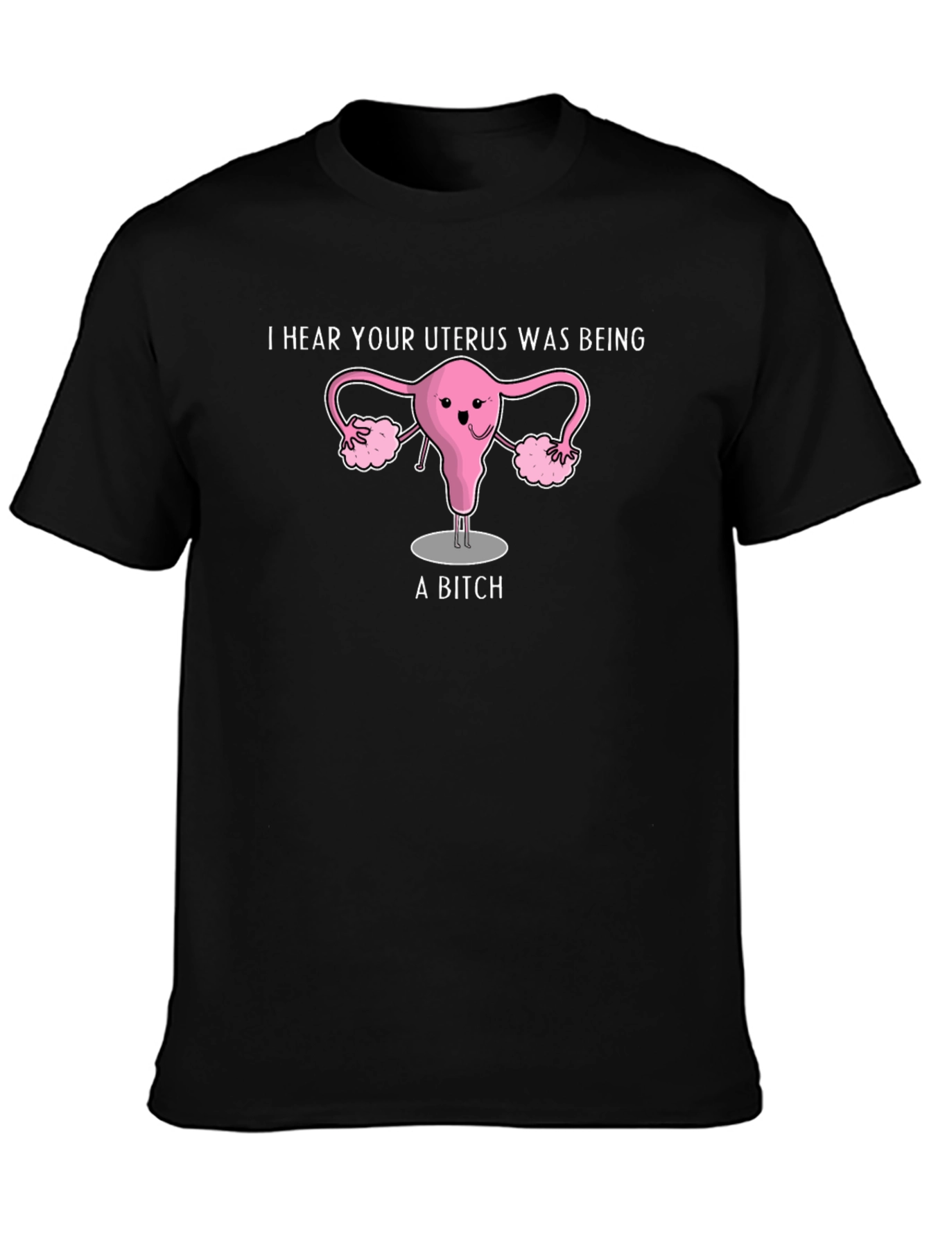 Funny Uterus Graphic T-Shirt