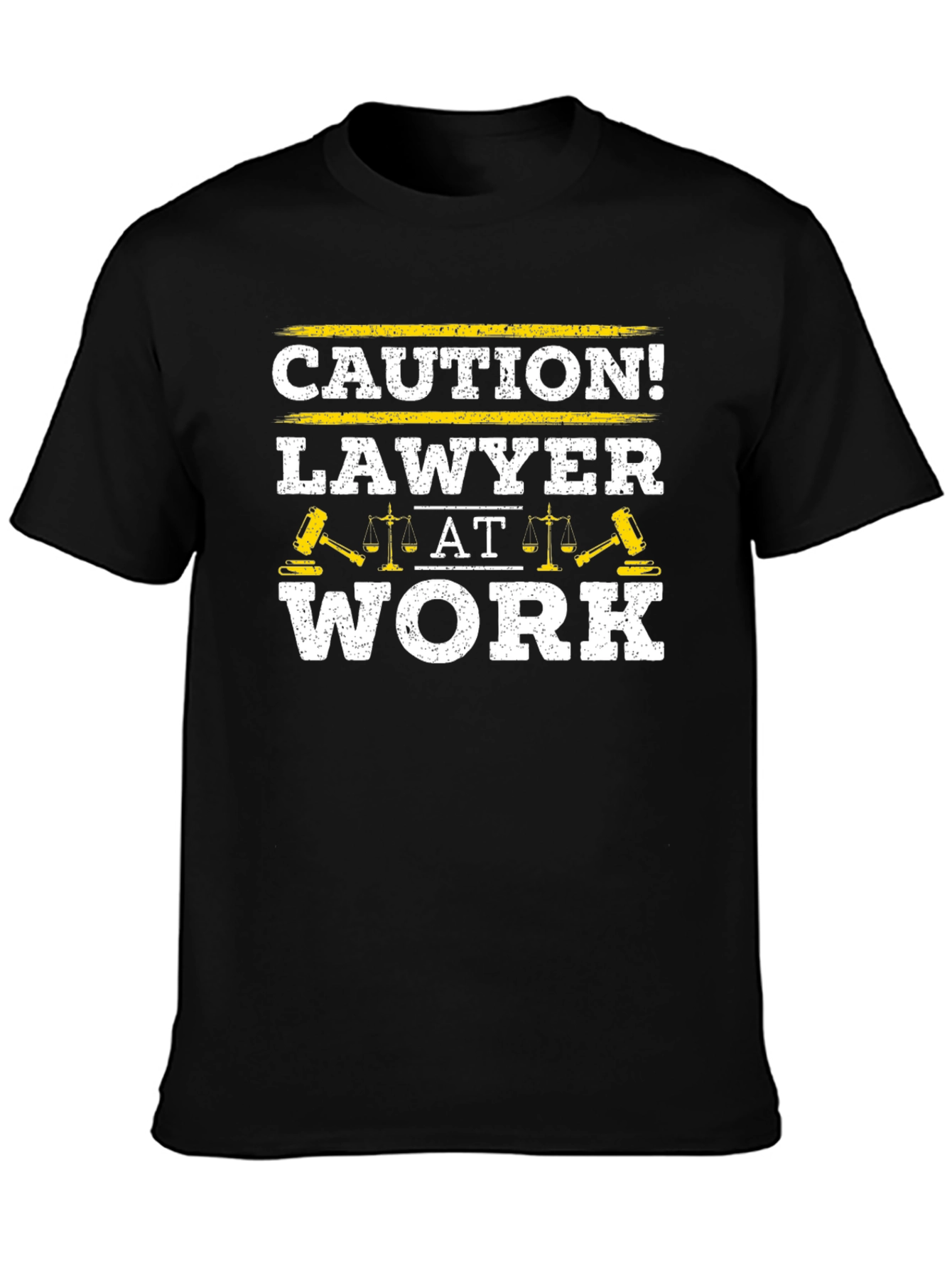 Caution! Lawyer at Work Graphic T-Shirt