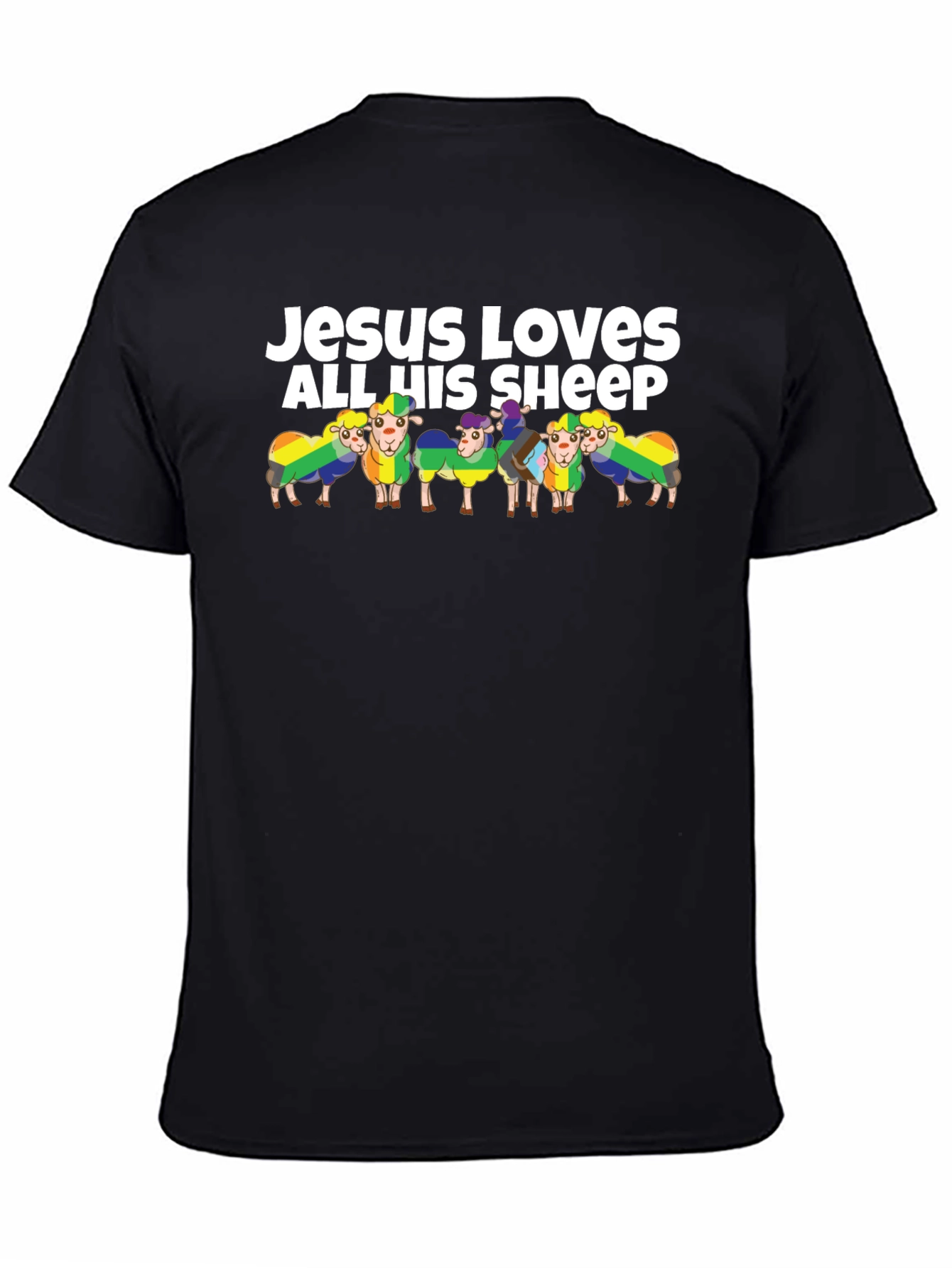 Jesus Loves All His Sheep Graphic T-Shirt
