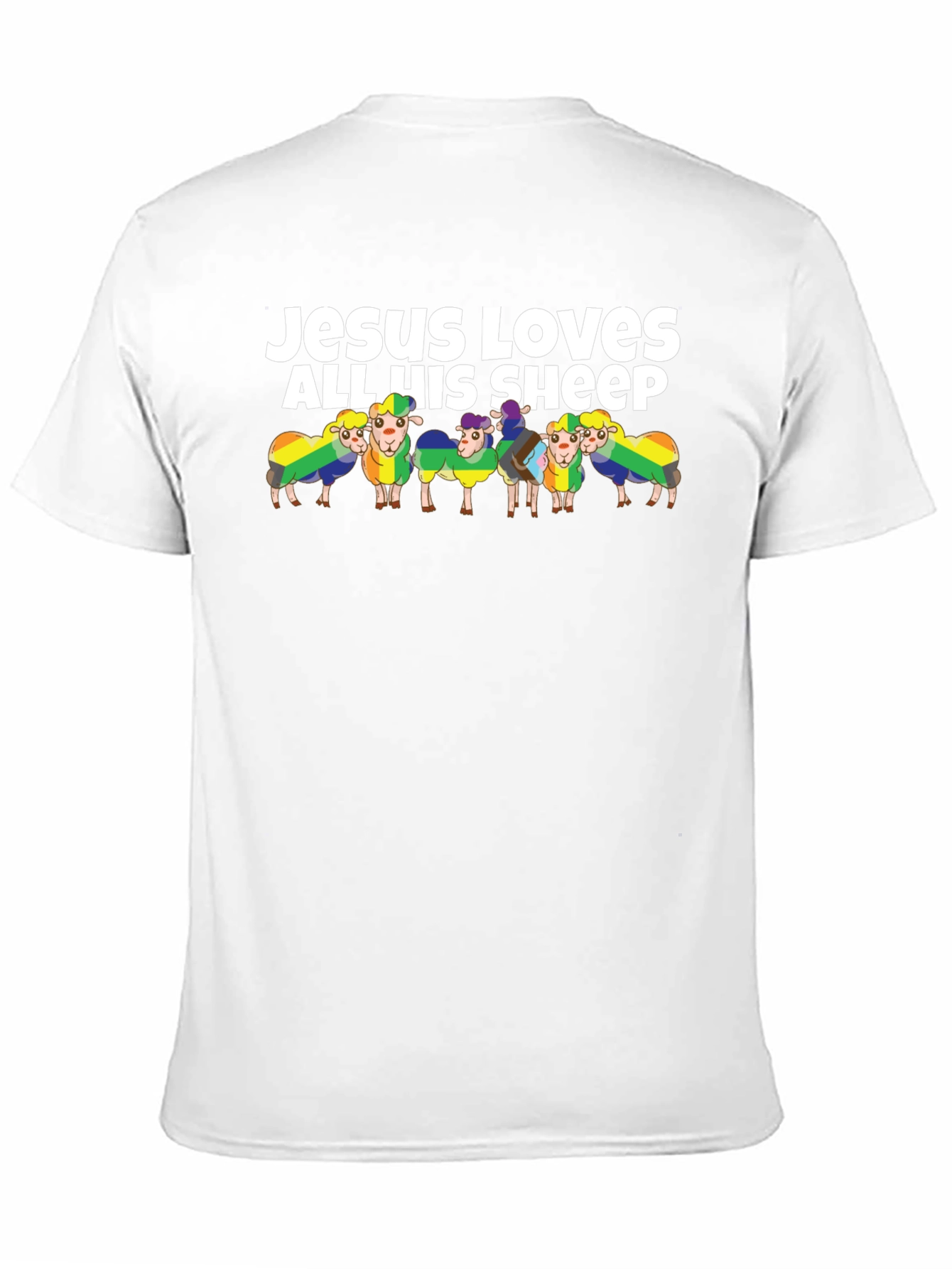 Jesus Loves All His Sheep Graphic T-Shirt