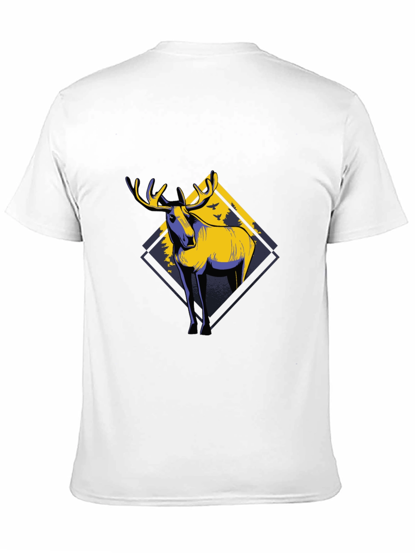 Moose Graphic Black T-Shirt