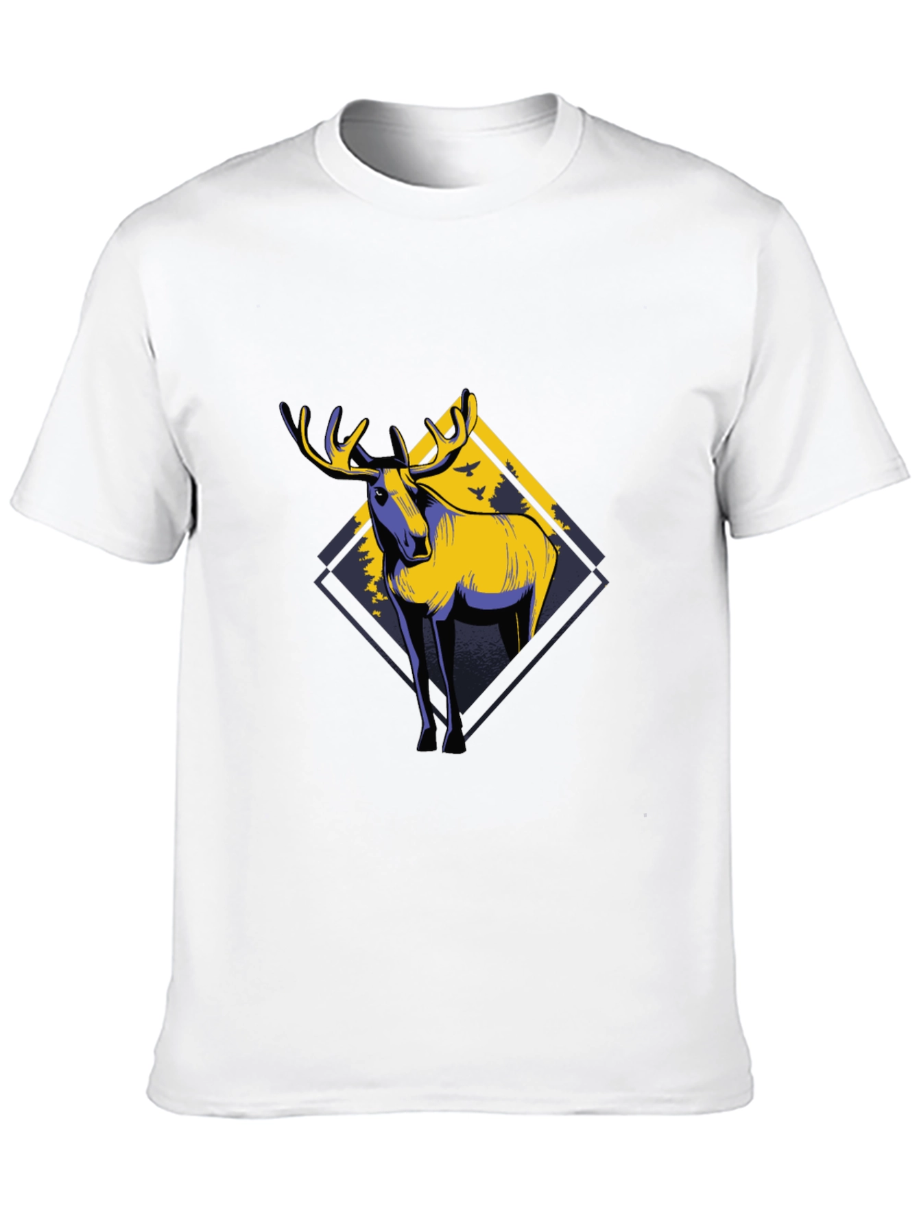 Moose Graphic Black T-Shirt