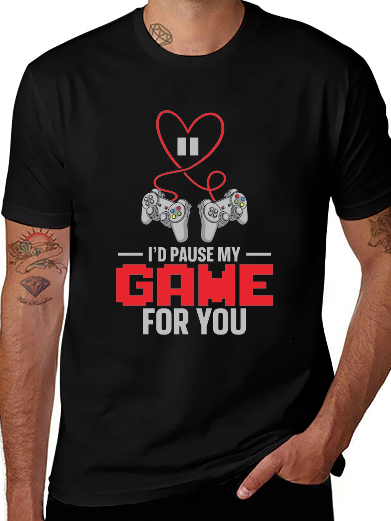 Id Pause My Game For You Gamer T-Shirt
