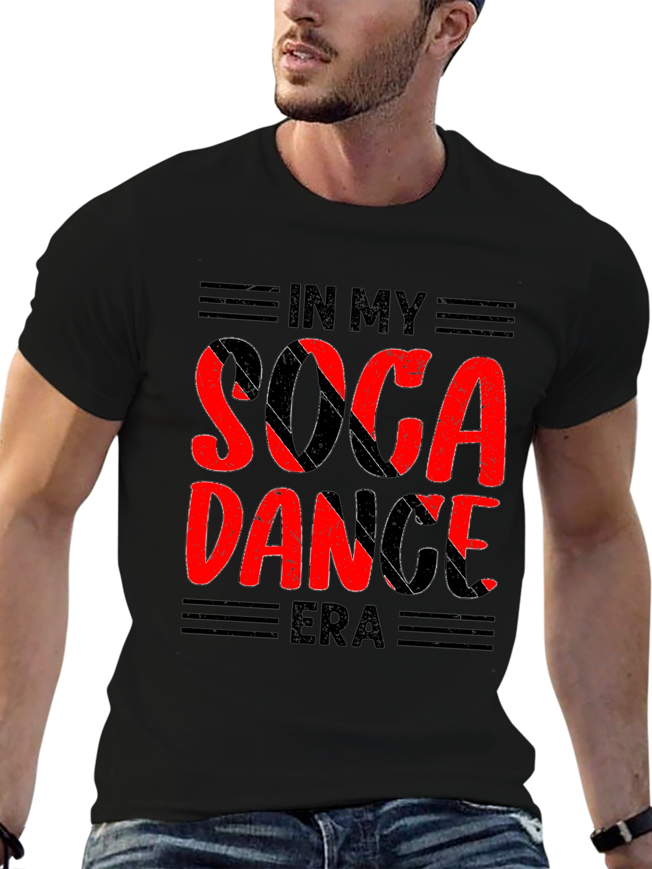 In My Soca Dance Era Black T-Shirt