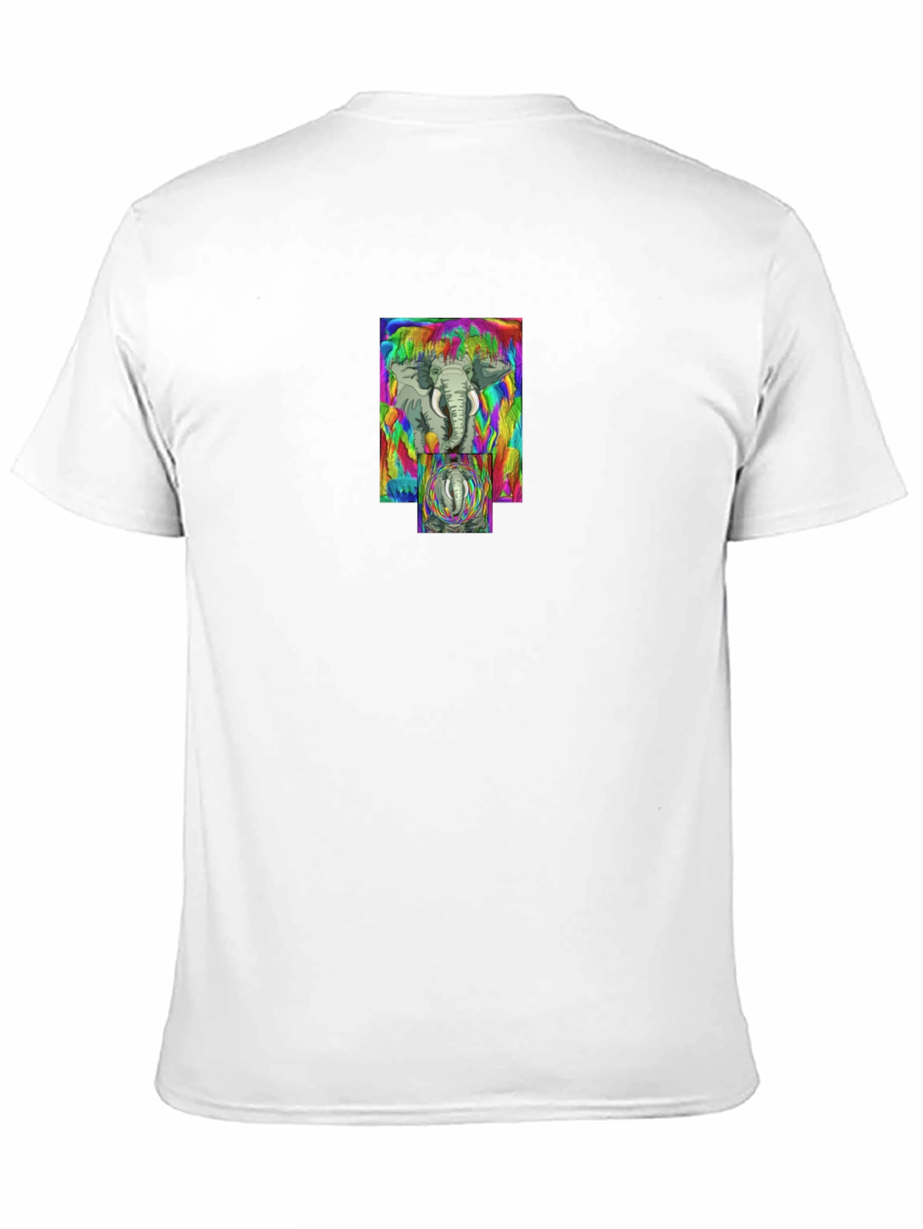 Psychedelic Elephant Graphic Tee