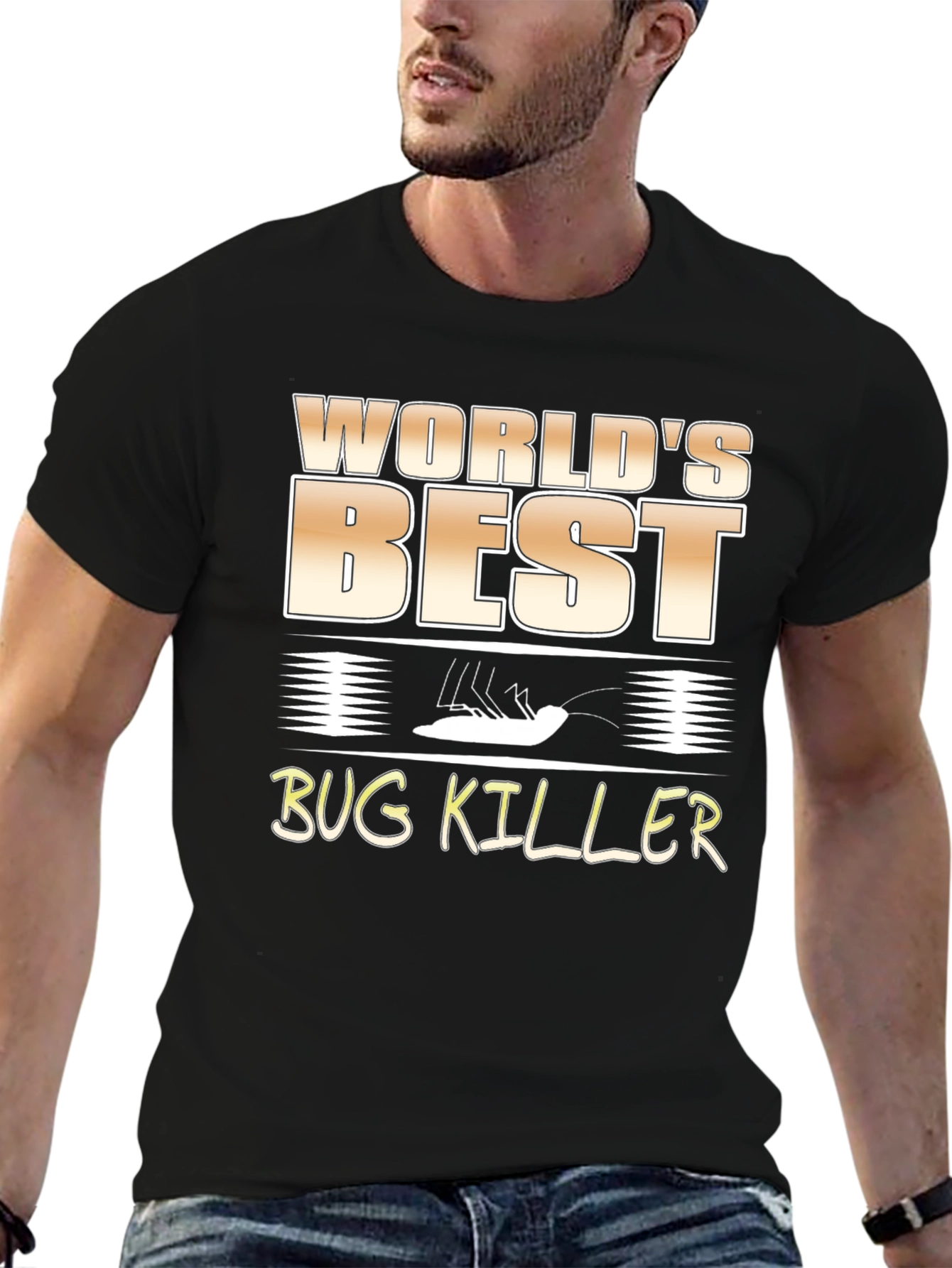 Worlds Best Bug Killer Graphic T-Shirt