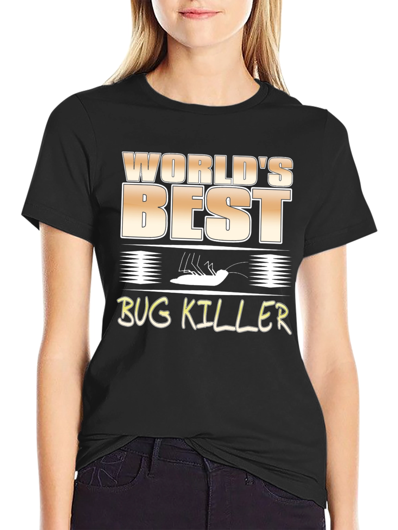 Worlds Best Bug Killer Graphic T-Shirt