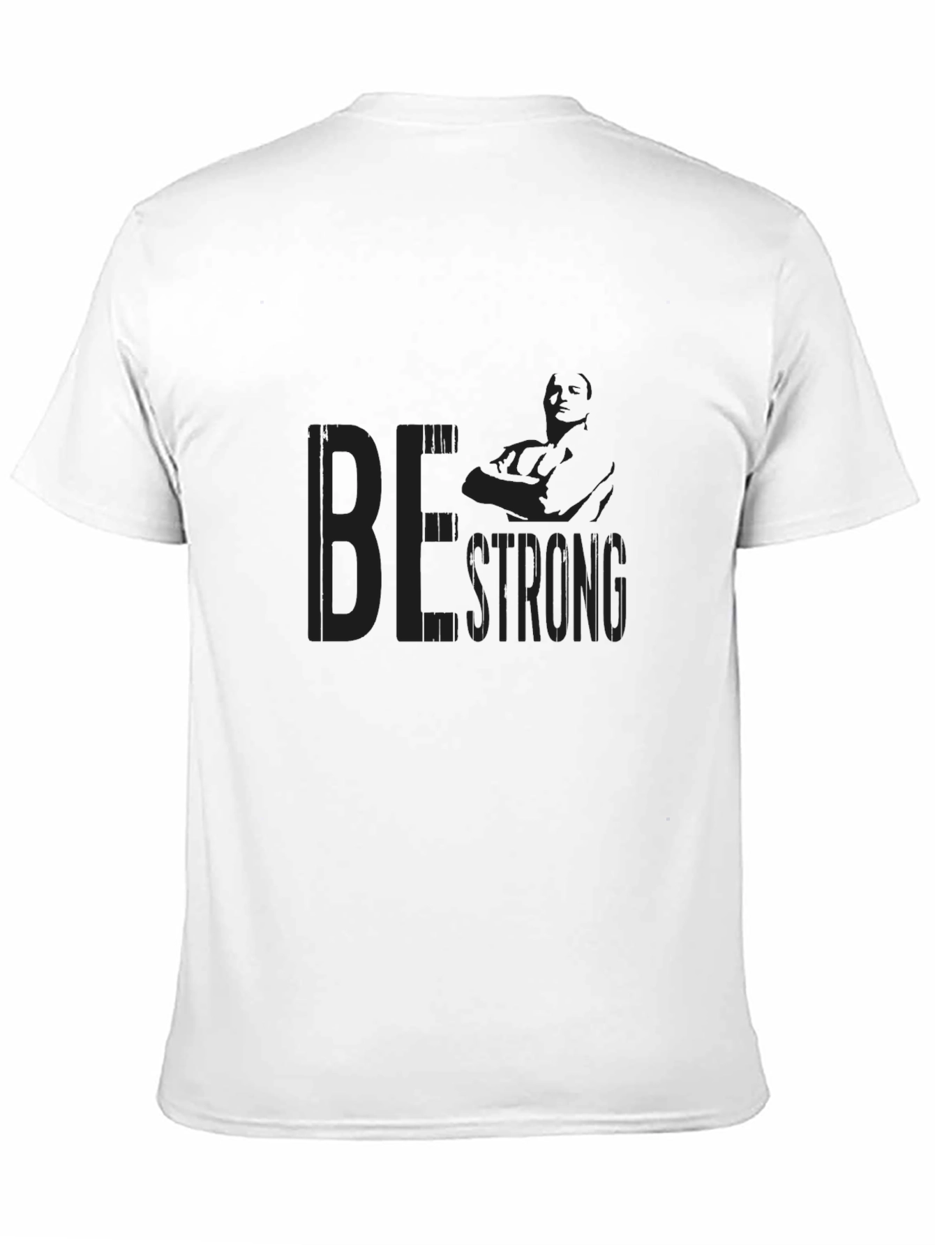 Be Strong Black Graphic Tee