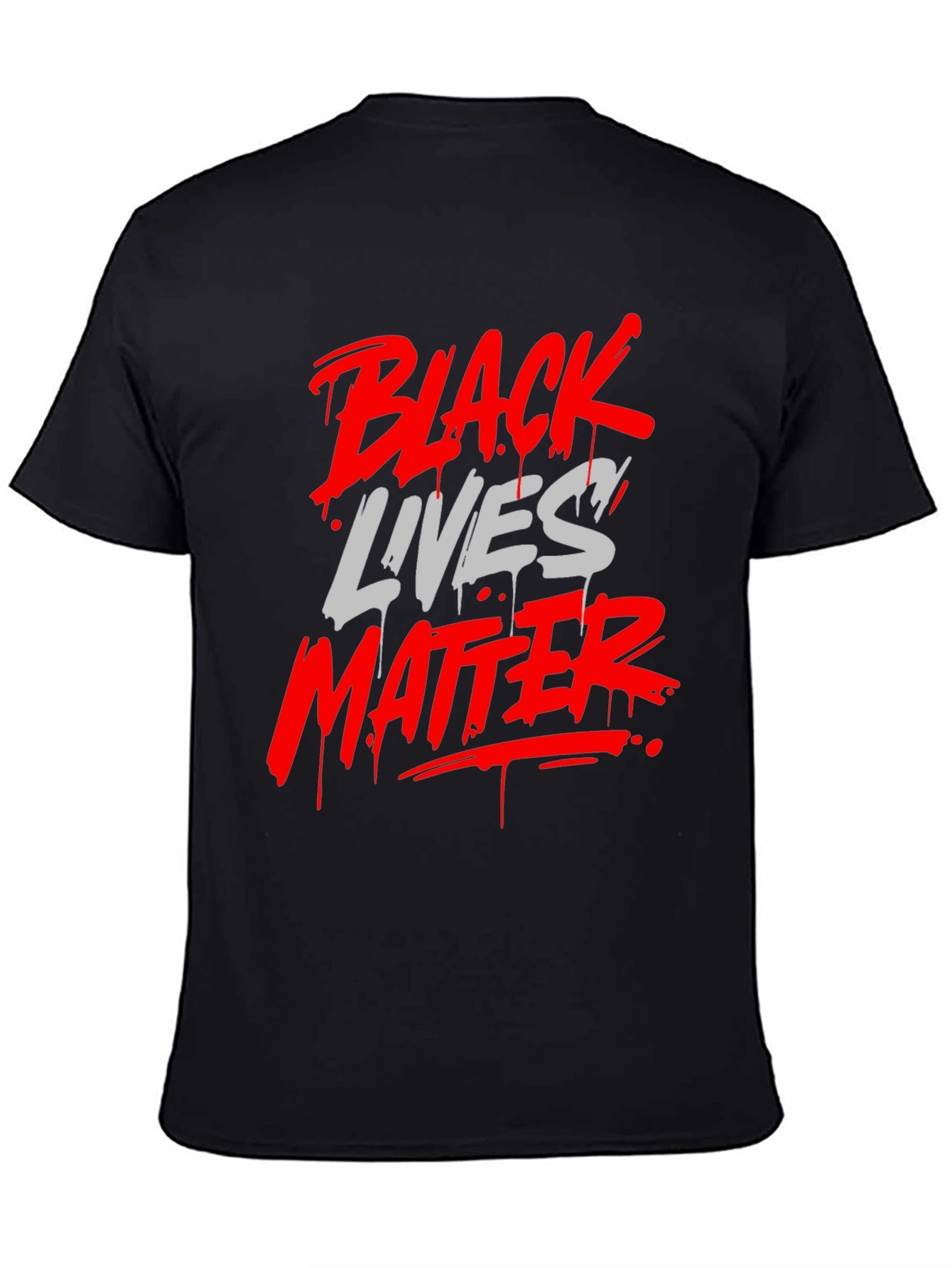 Black Lives Matter Graphic Tee - Mens Fashion