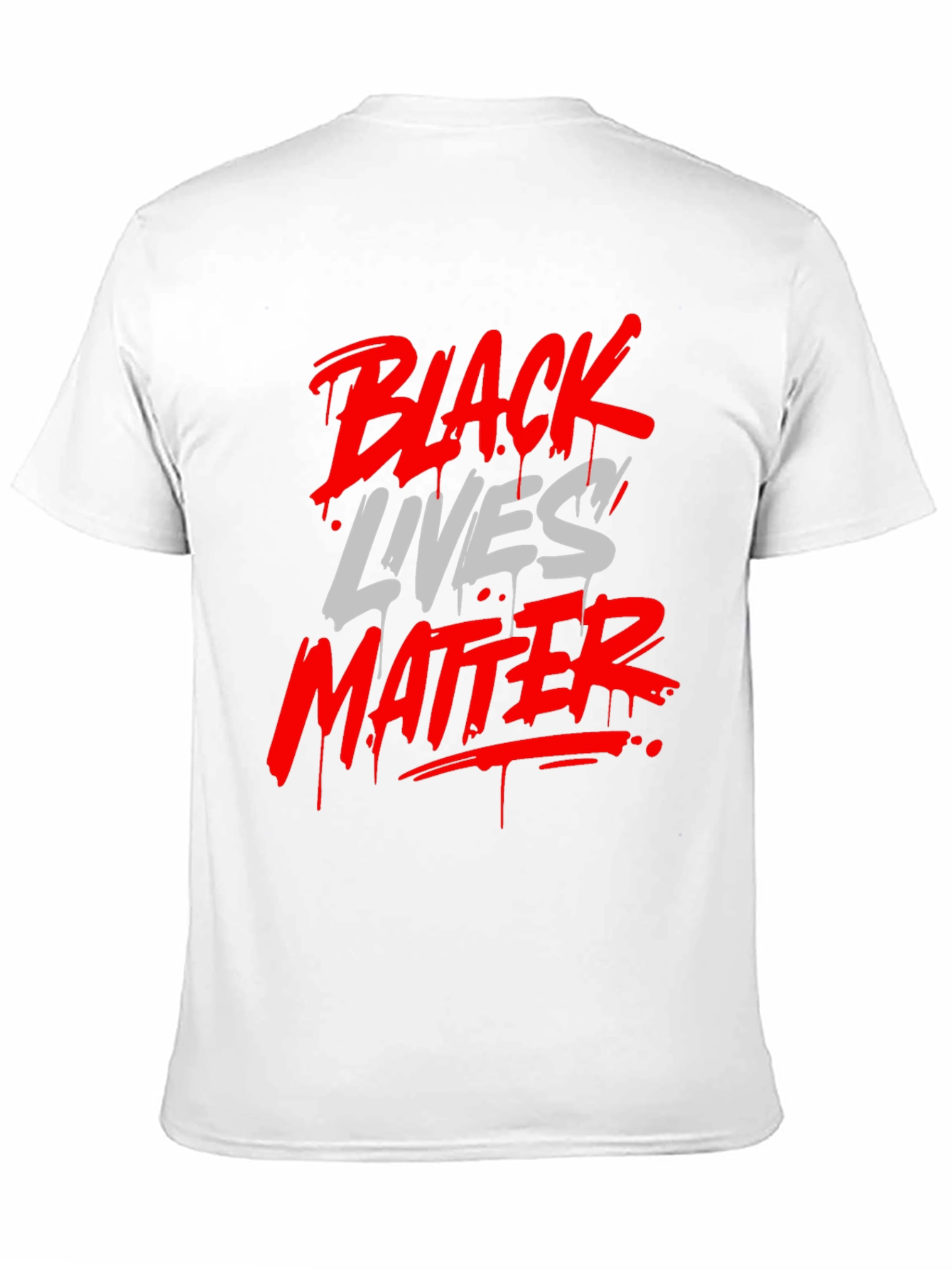 Black Lives Matter Graphic Tee - Mens Fashion