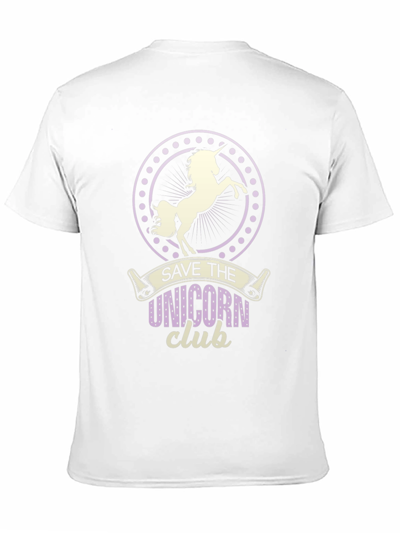 Save The Unicorn Club Black T-Shirt