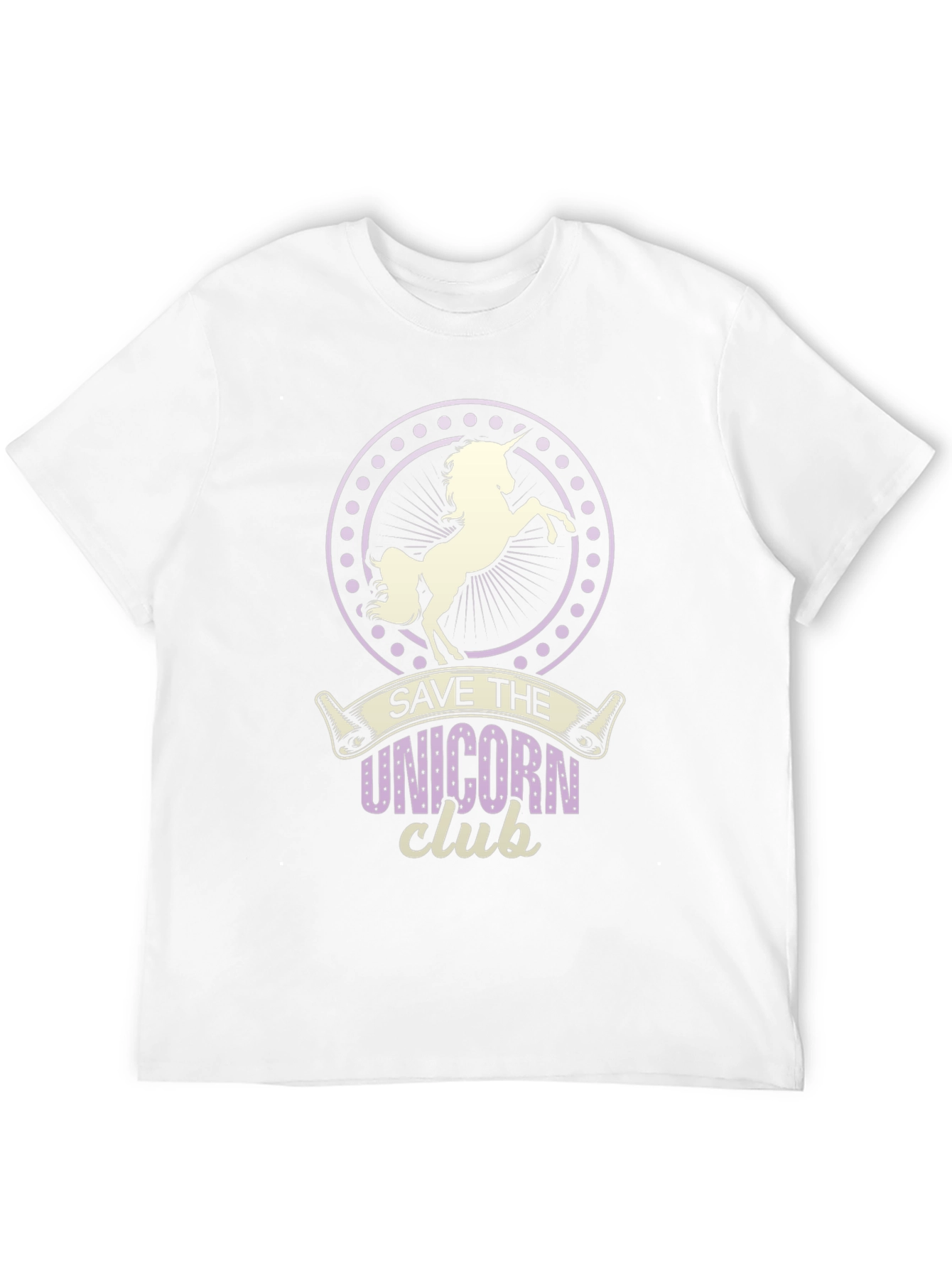 Save The Unicorn Club Black T-Shirt
