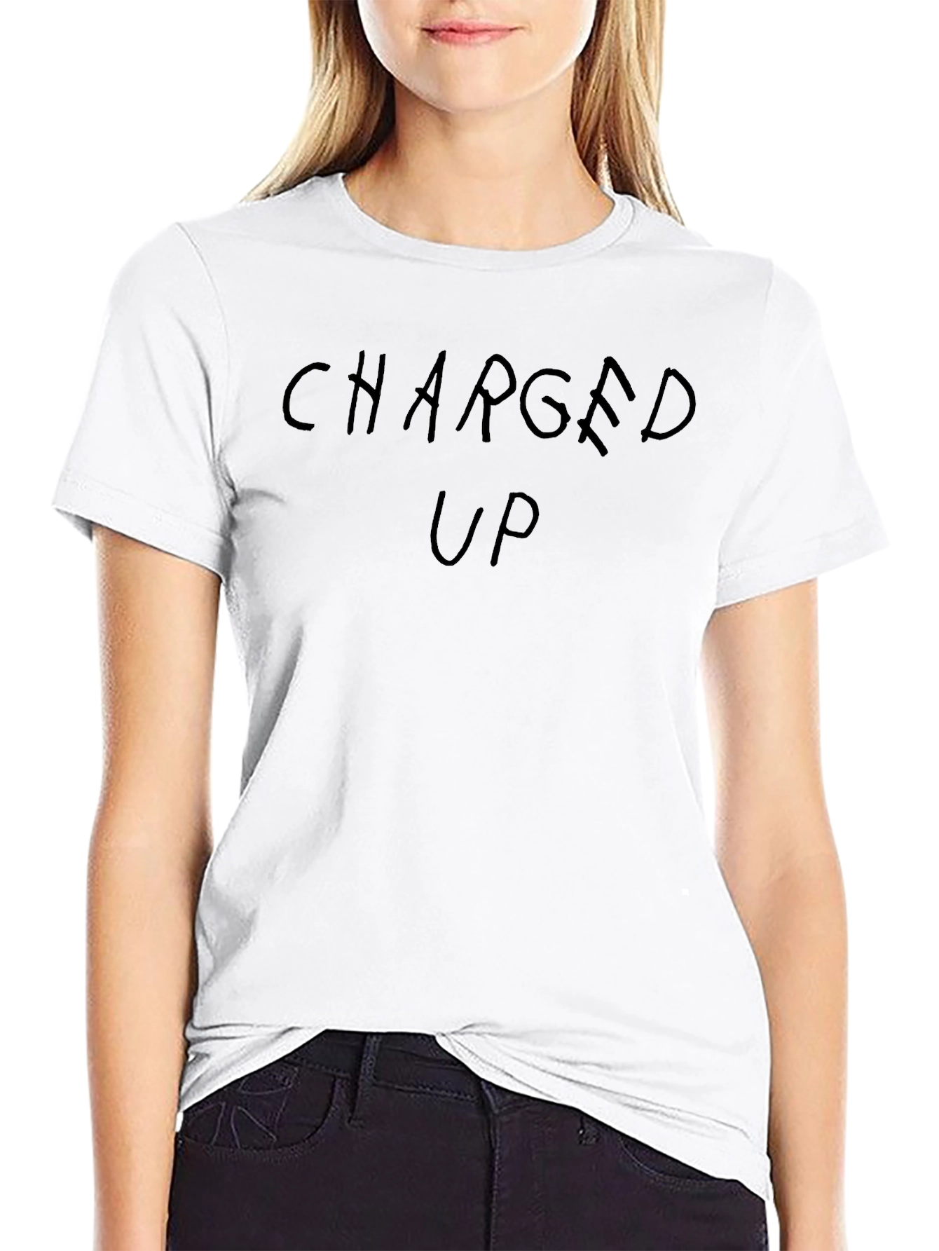 Charged Up Black T-Shirt