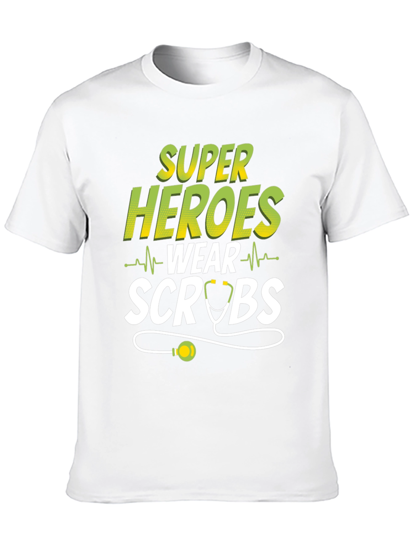 Super Heroes Wear Scrubs Tee