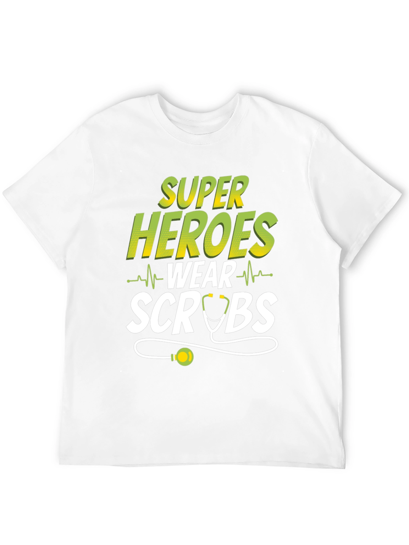 Super Heroes Wear Scrubs Tee