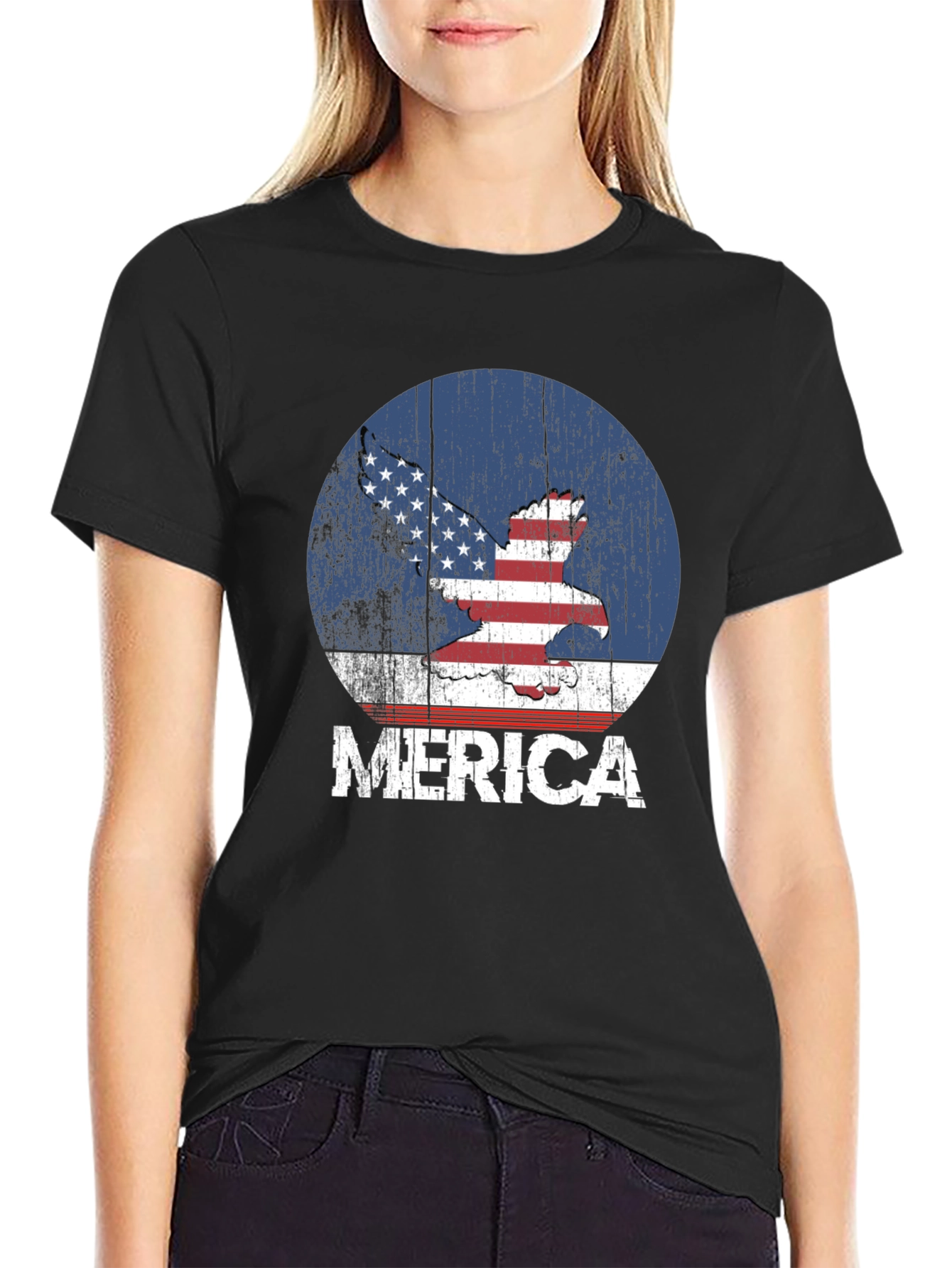 Patriotic Merica Eagle T-Shirt