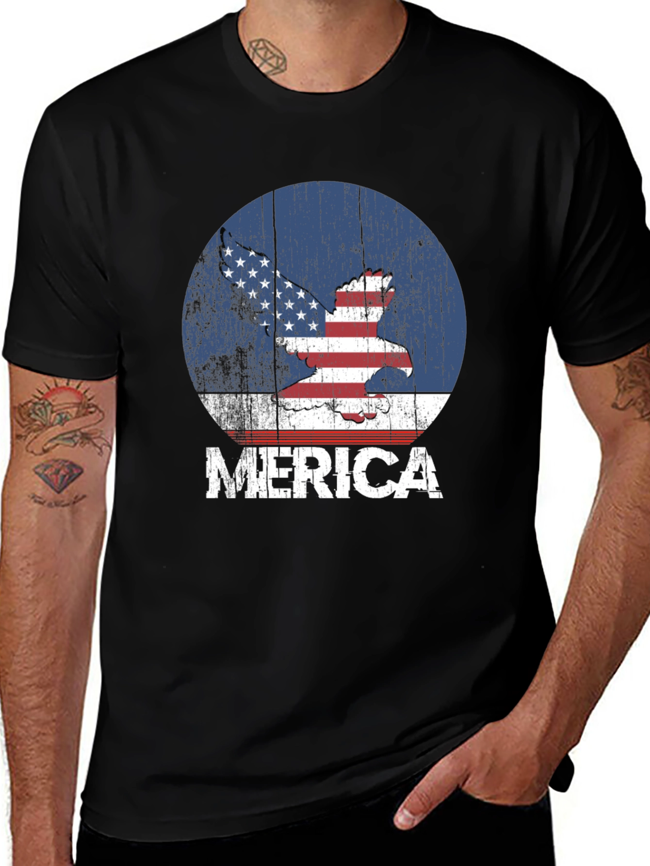 Patriotic Merica Eagle T-Shirt