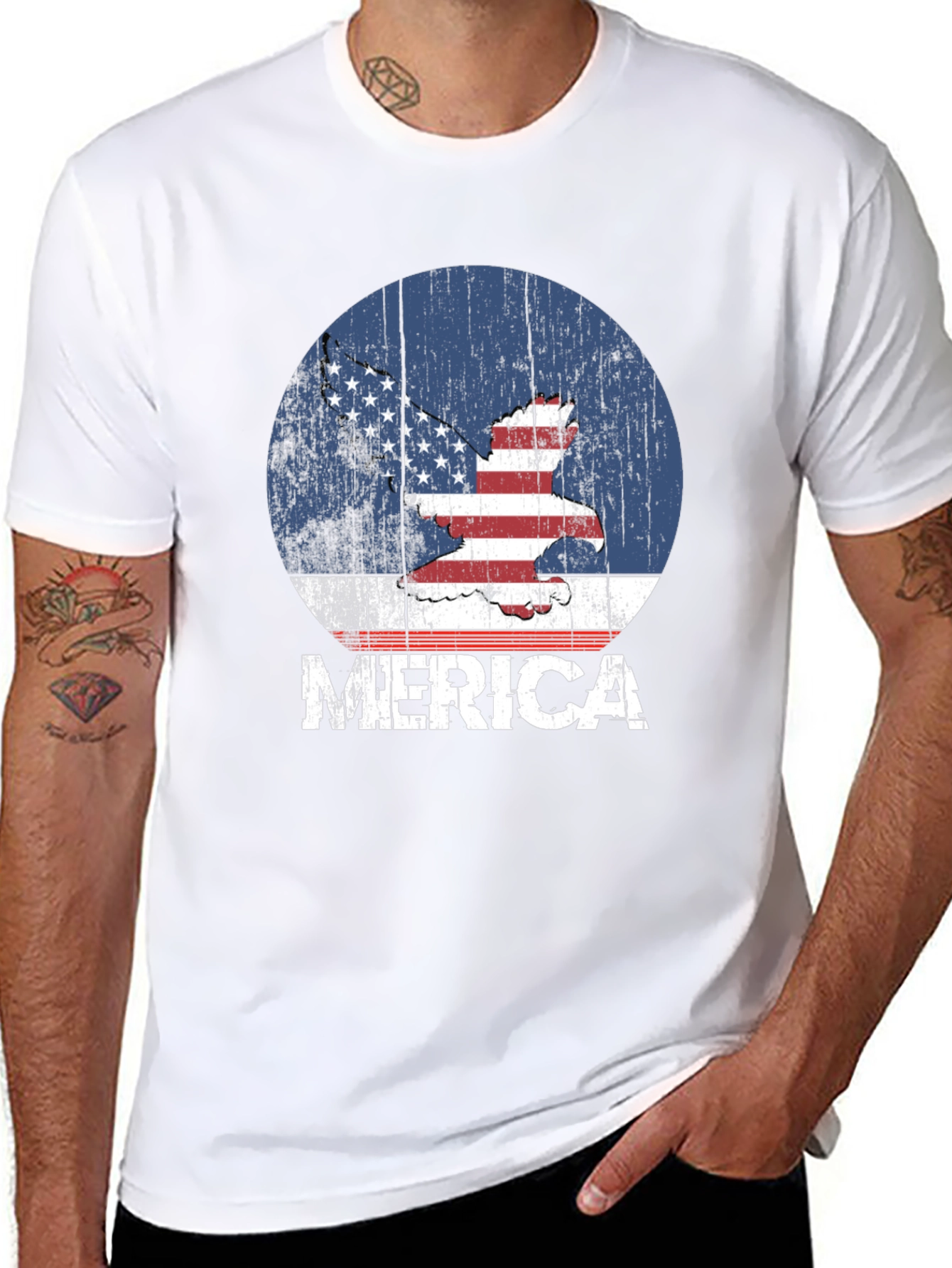 Patriotic Merica Eagle T-Shirt
